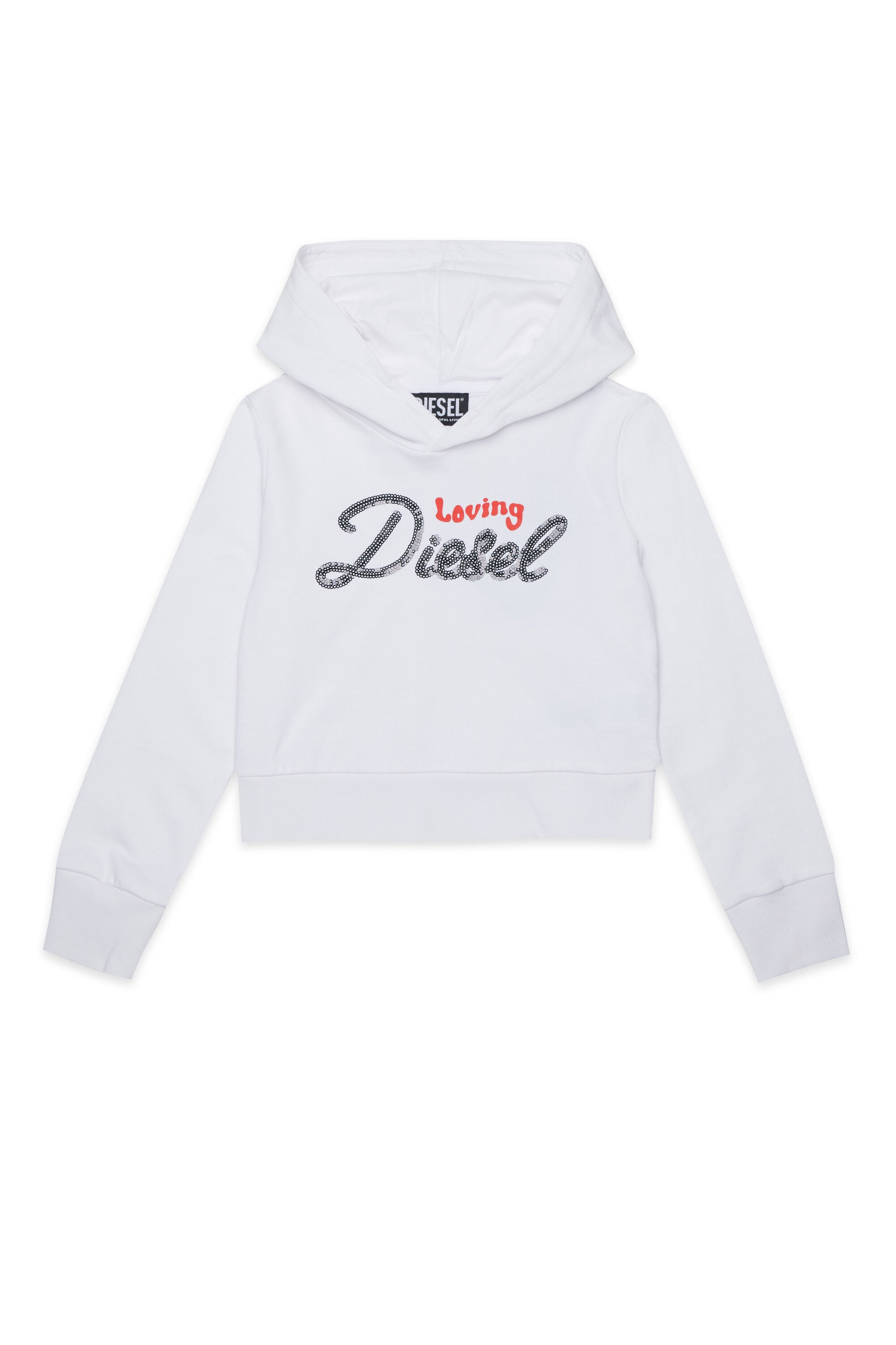 Hoodie-Sweatshirt mit Logo
