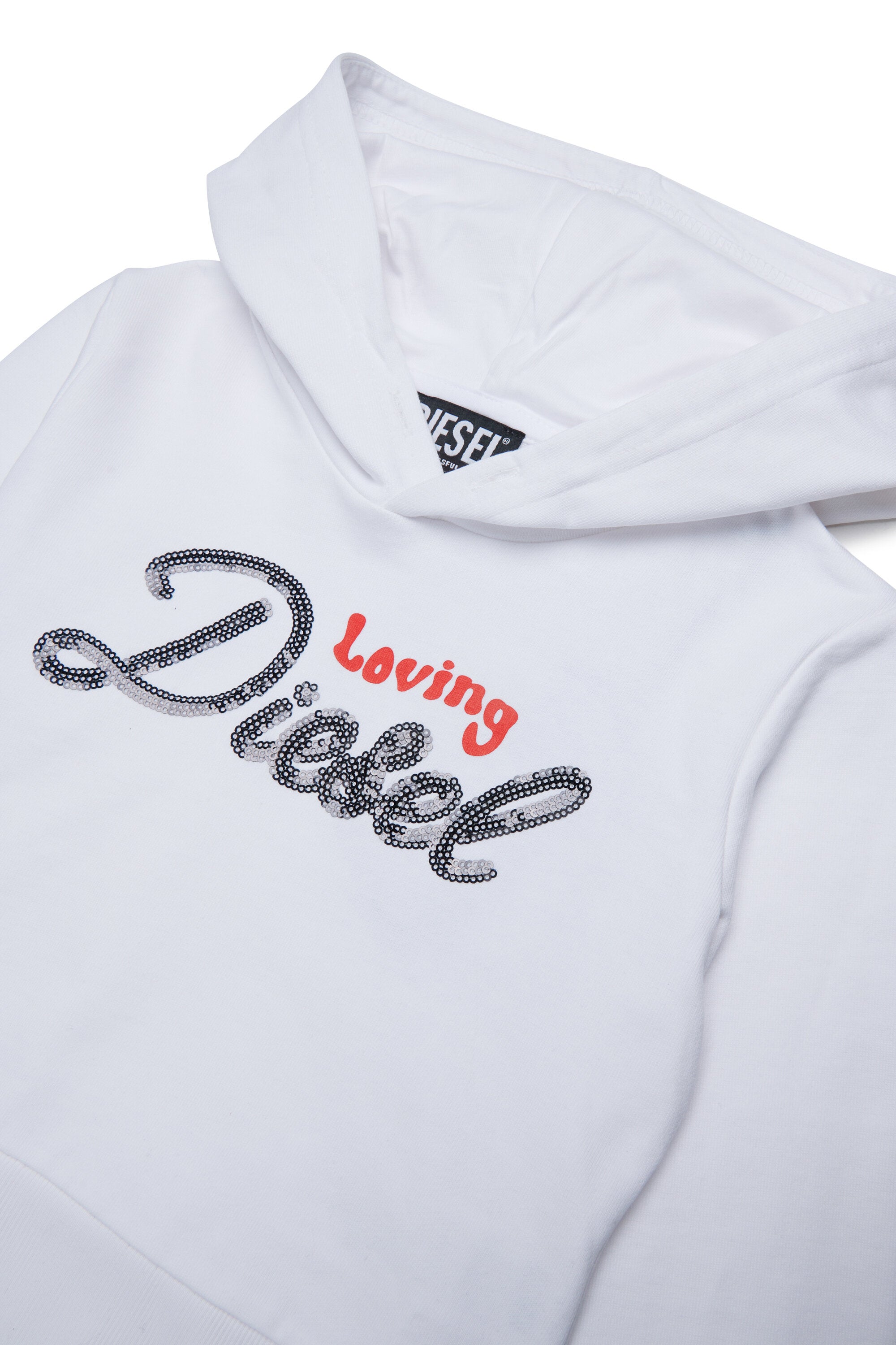 Hoodie-Sweatshirt mit Logo