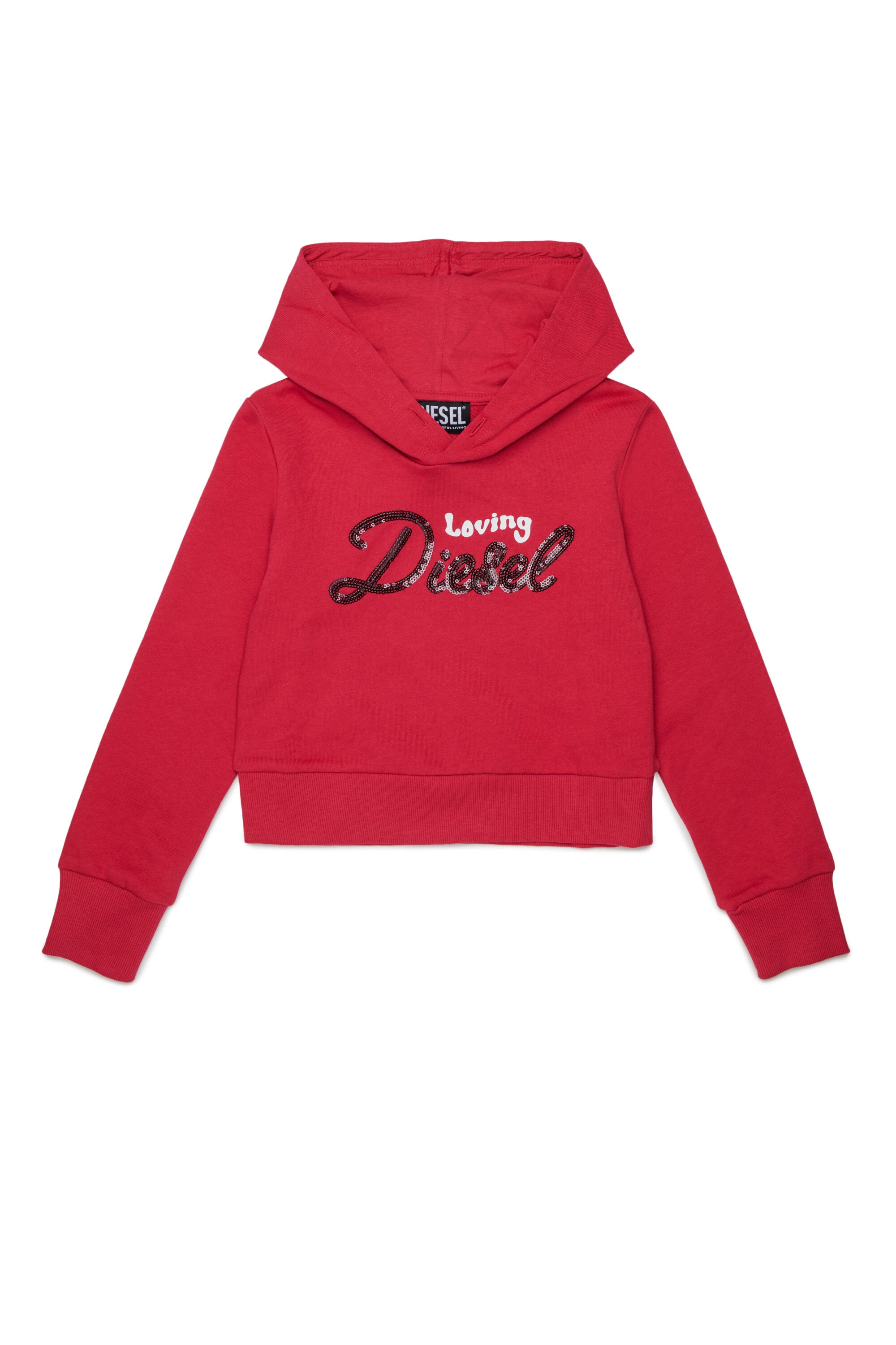 Hoodie-Sweatshirt mit Logo