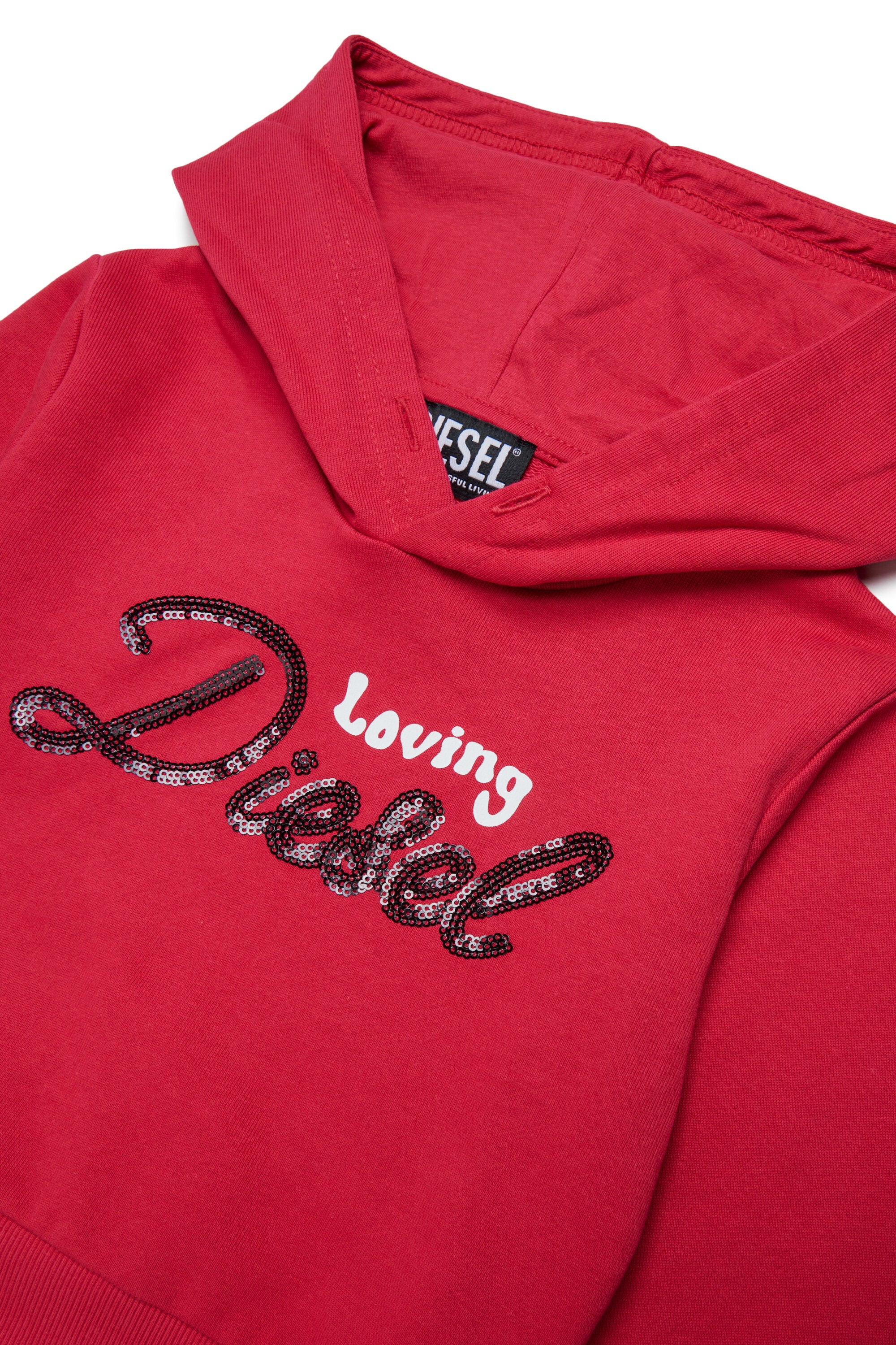 Hoodie-Sweatshirt mit Logo