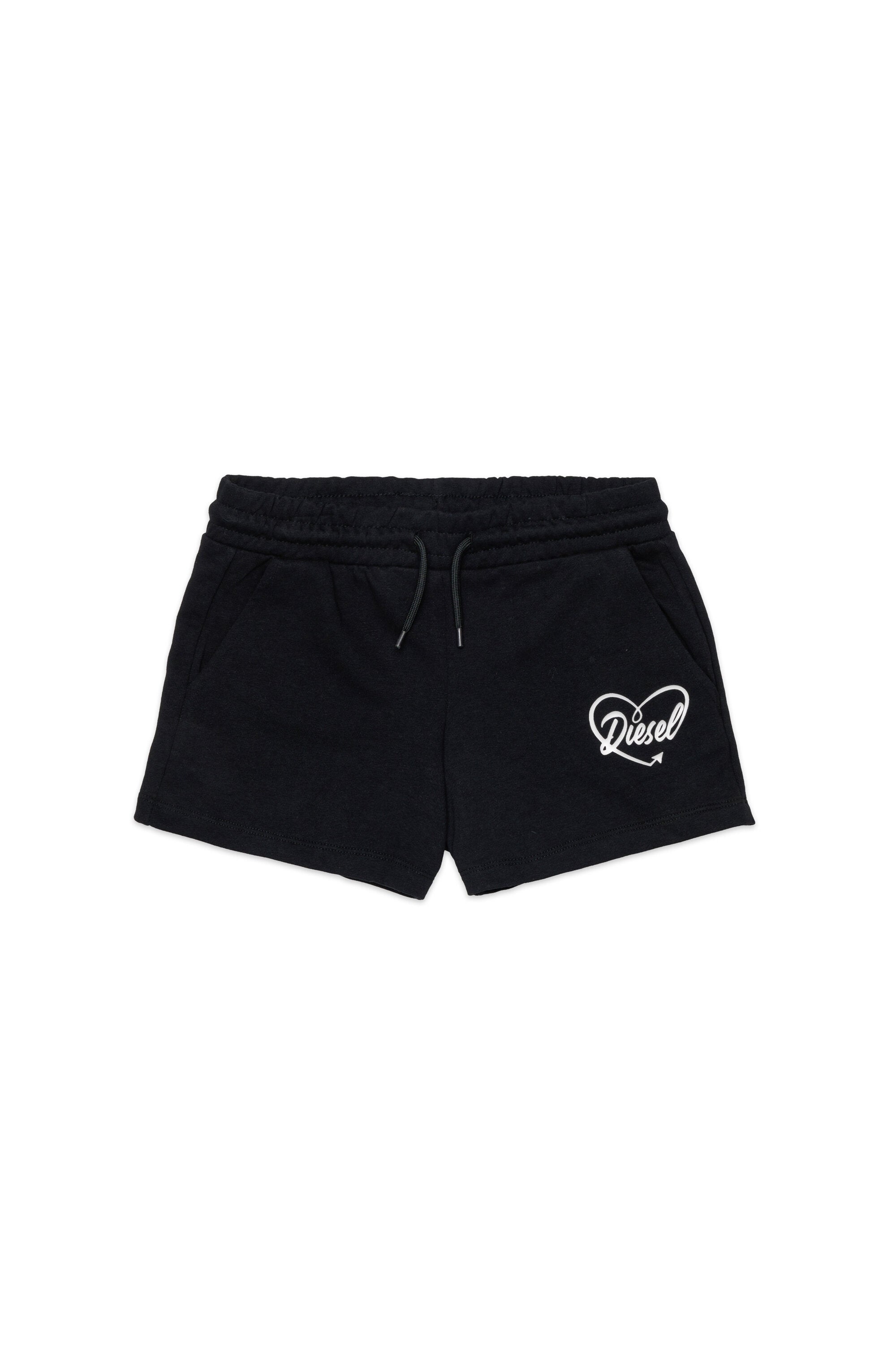 Shorts in felpa con logo