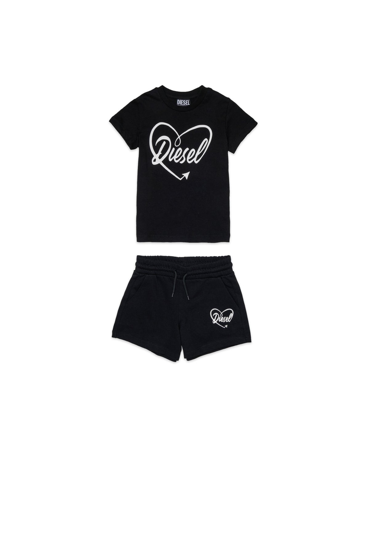 Kurzer Overall mit Logo