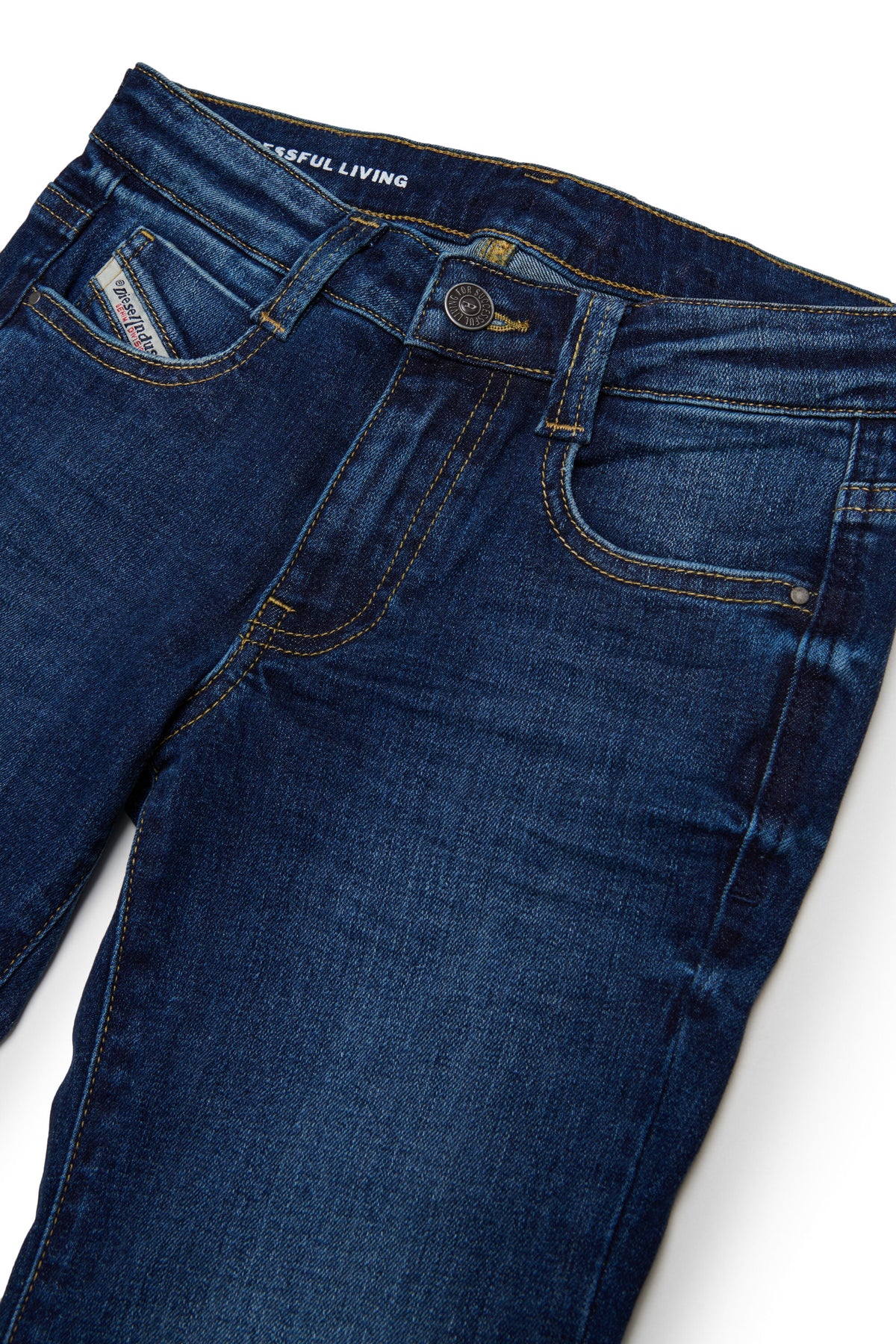 Jean flare fit bleu moyen - D-Blys