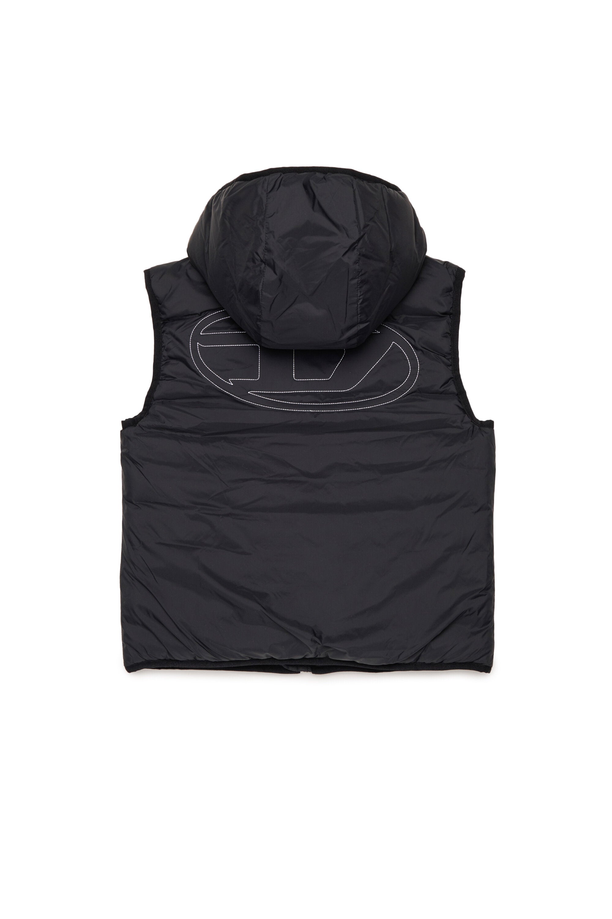 Lightweight padded vest with logo