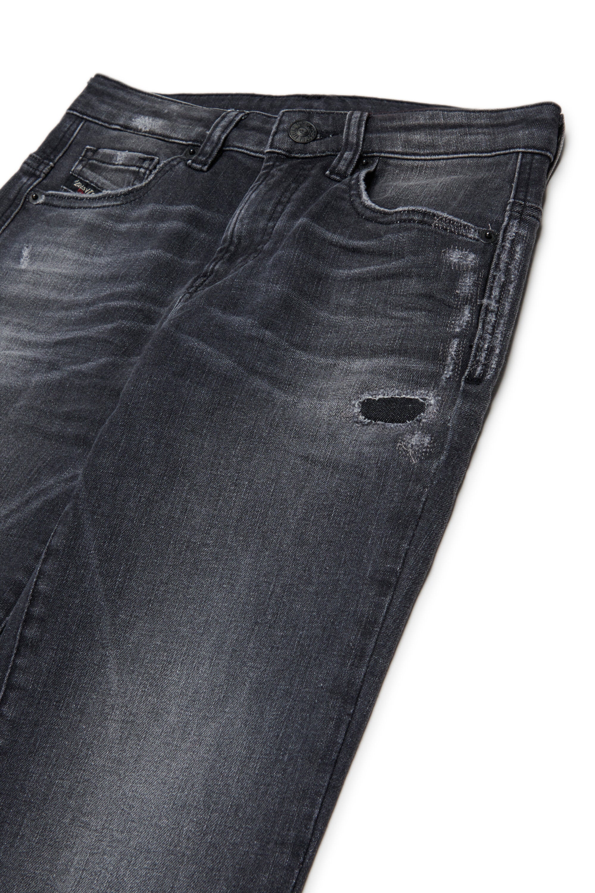 Jeans regular fit lavaggio grigio - D-Ilia