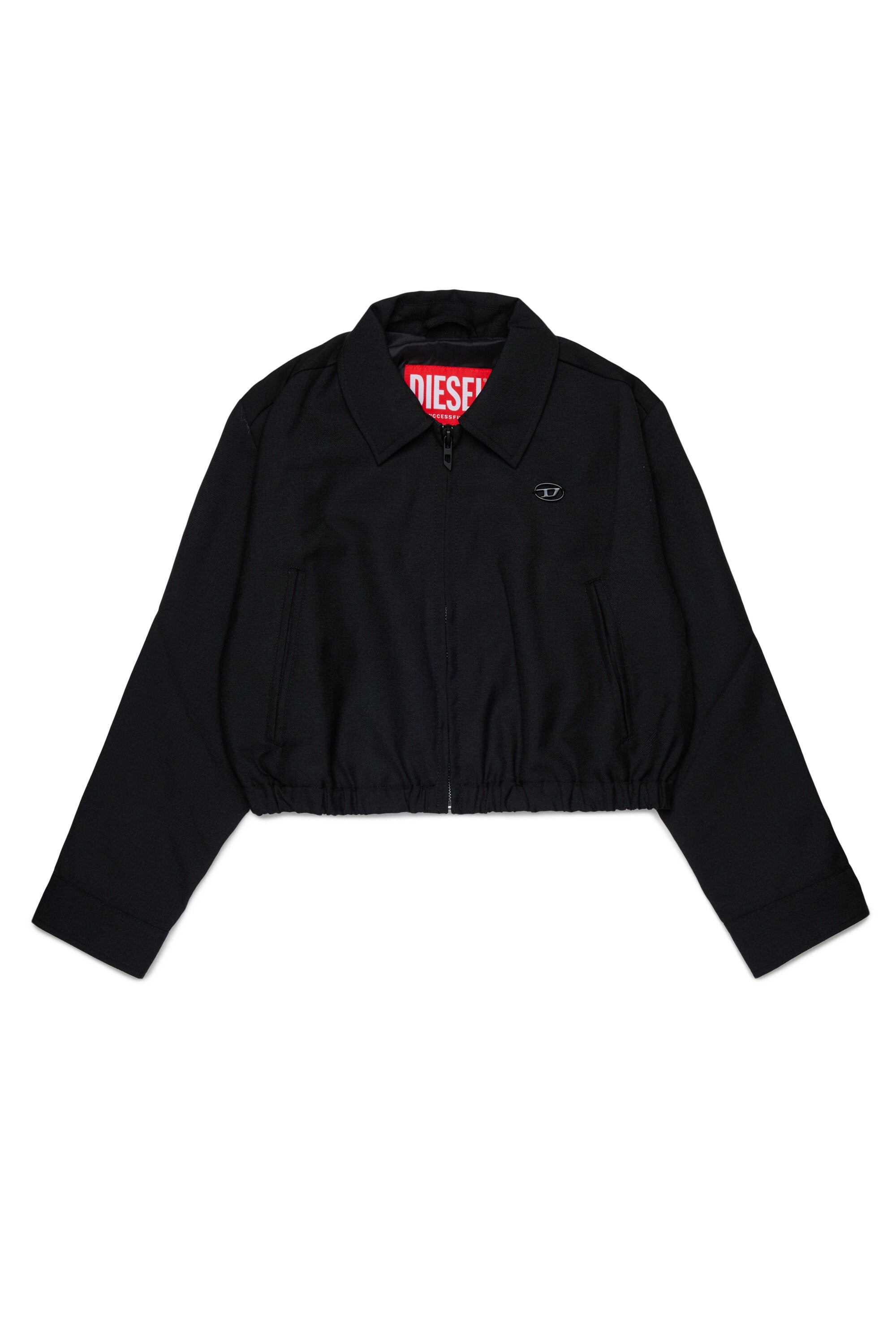 Veste courte avec logo imprimé