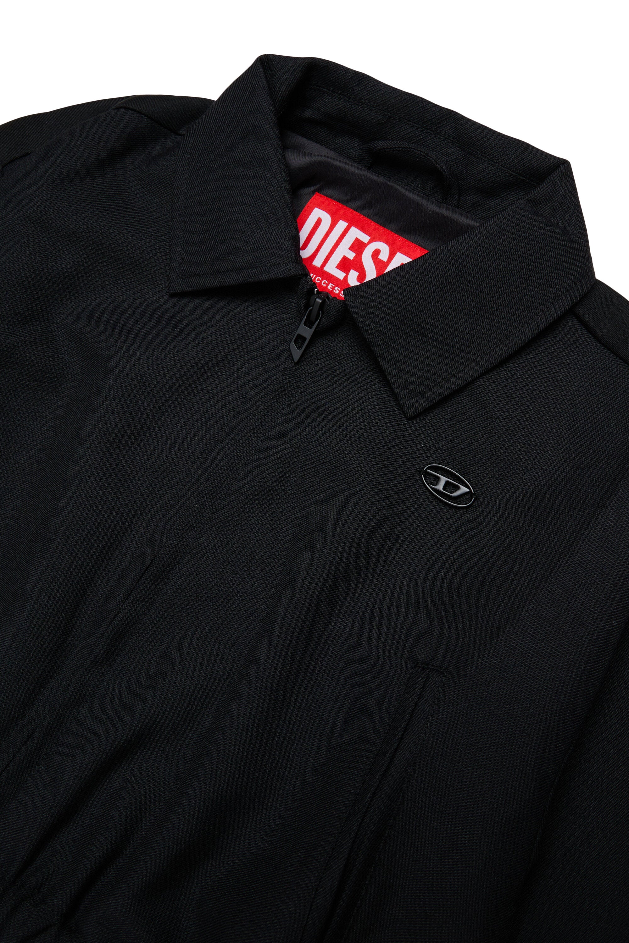 Veste courte avec logo imprimé