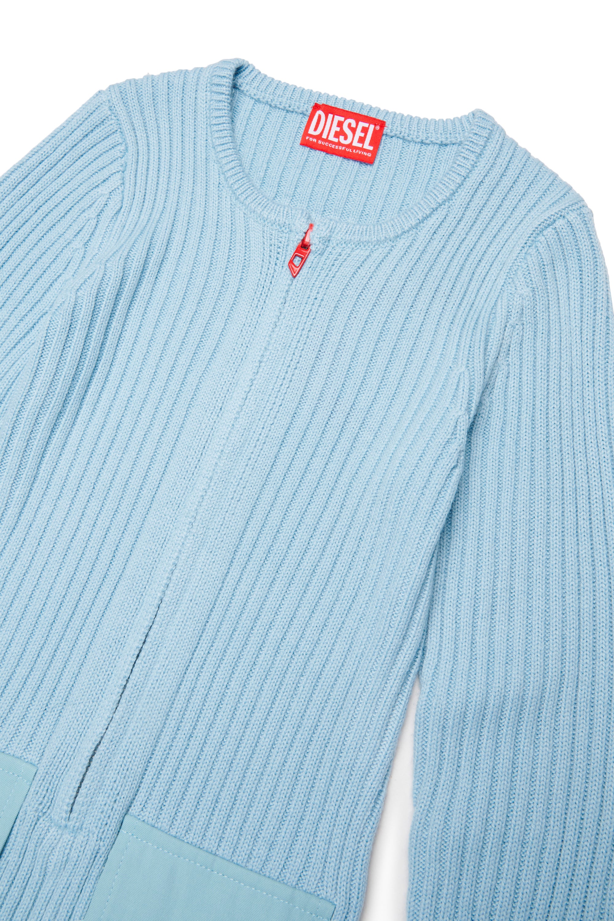 Midi knit dress with logo