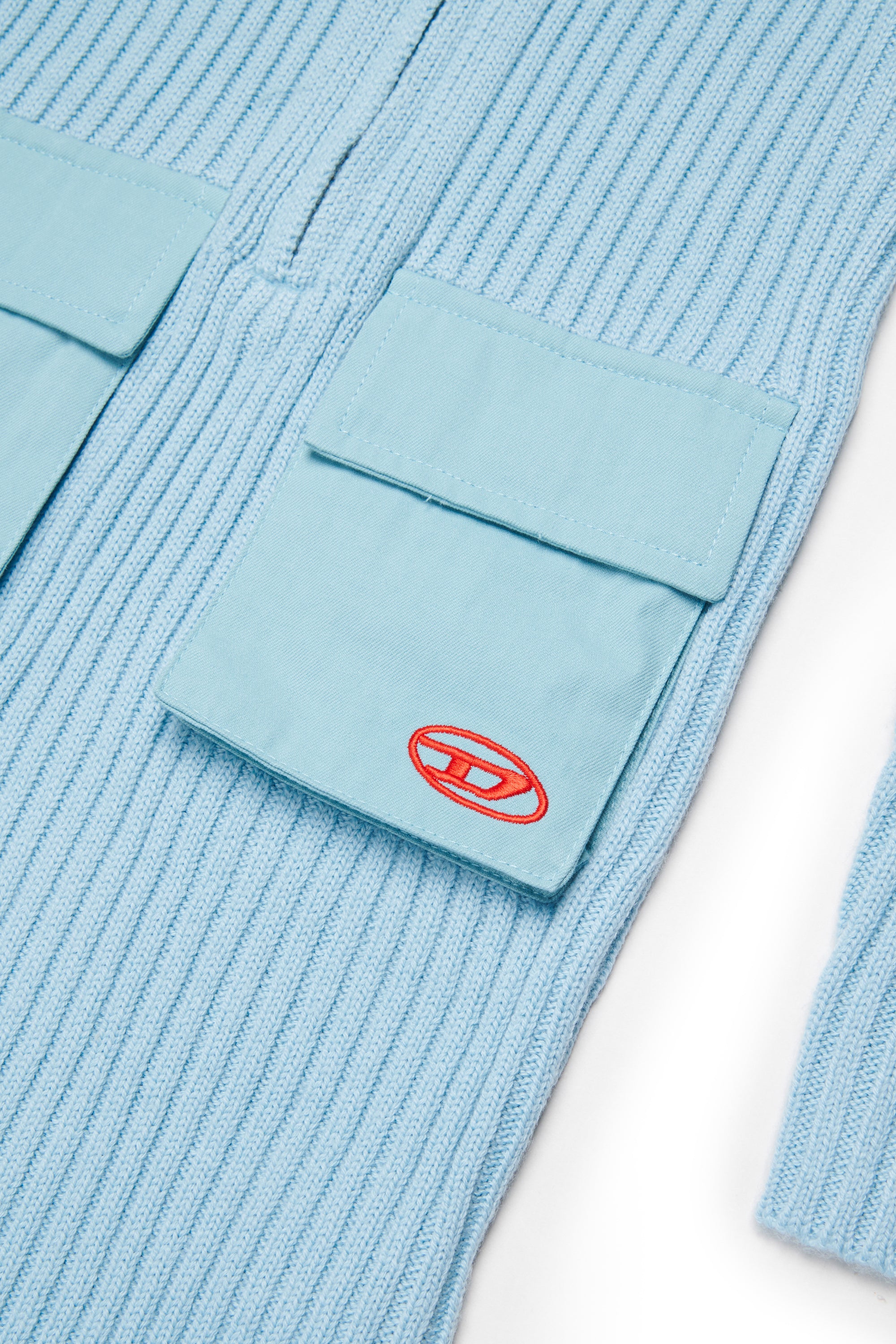 Midi knit dress with logo