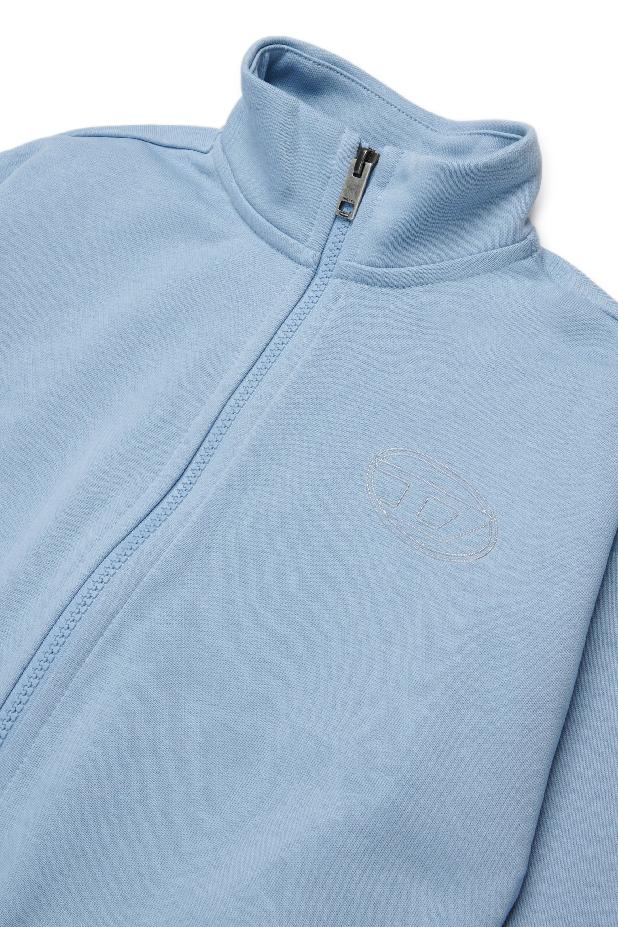 Zip sweatshirt with logo