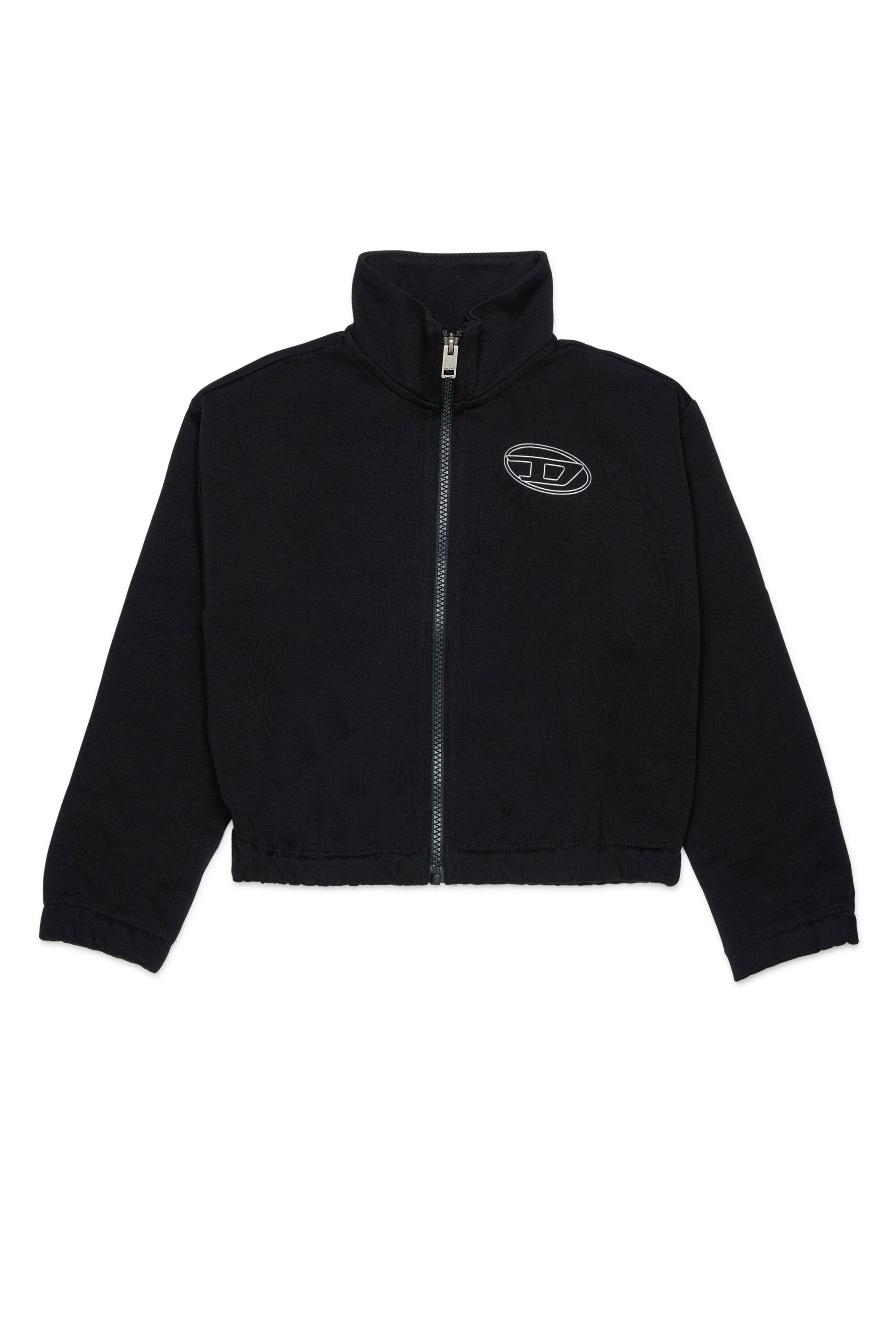 Sudadera con cremallera y logo