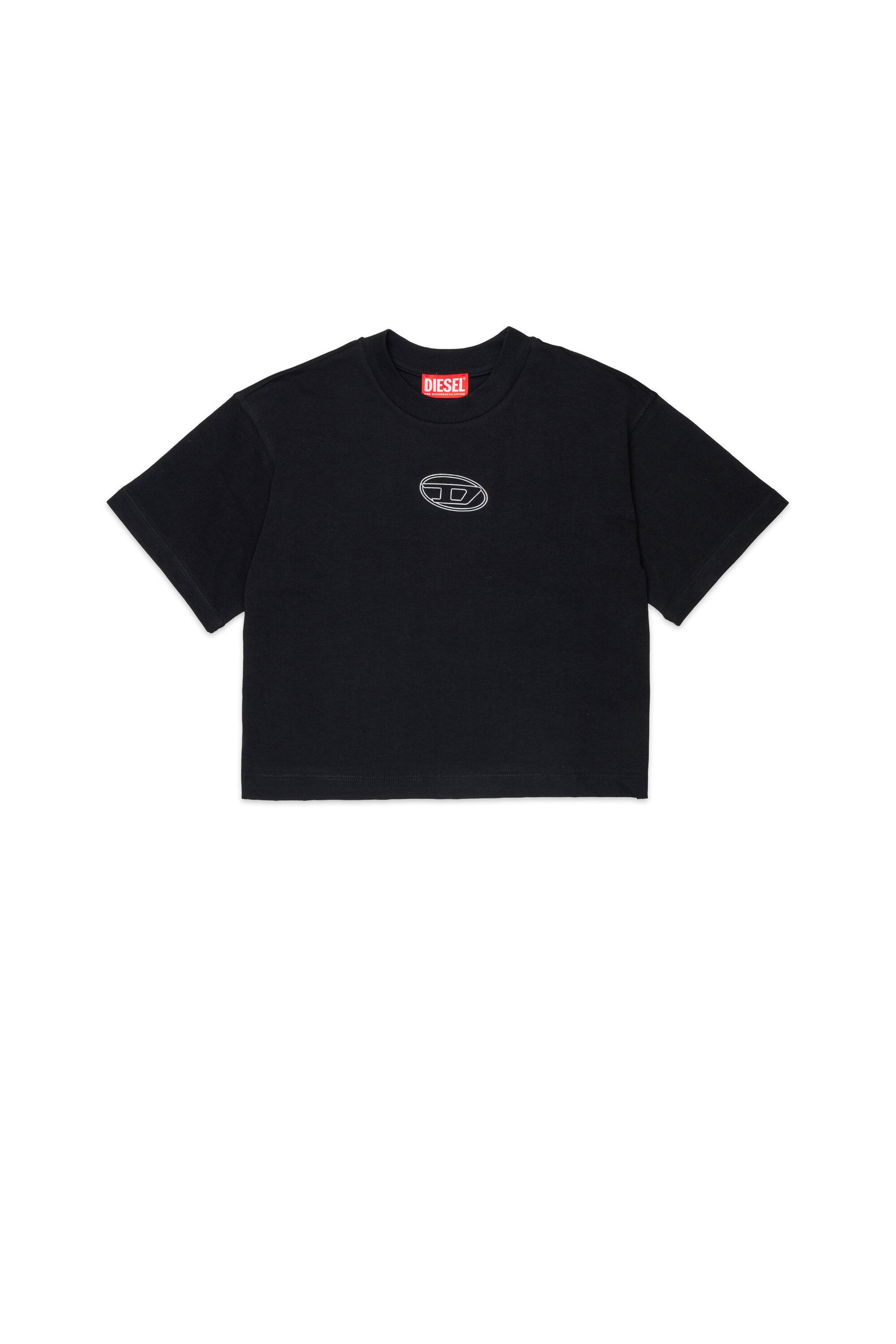 T-shirt con logo Oval D