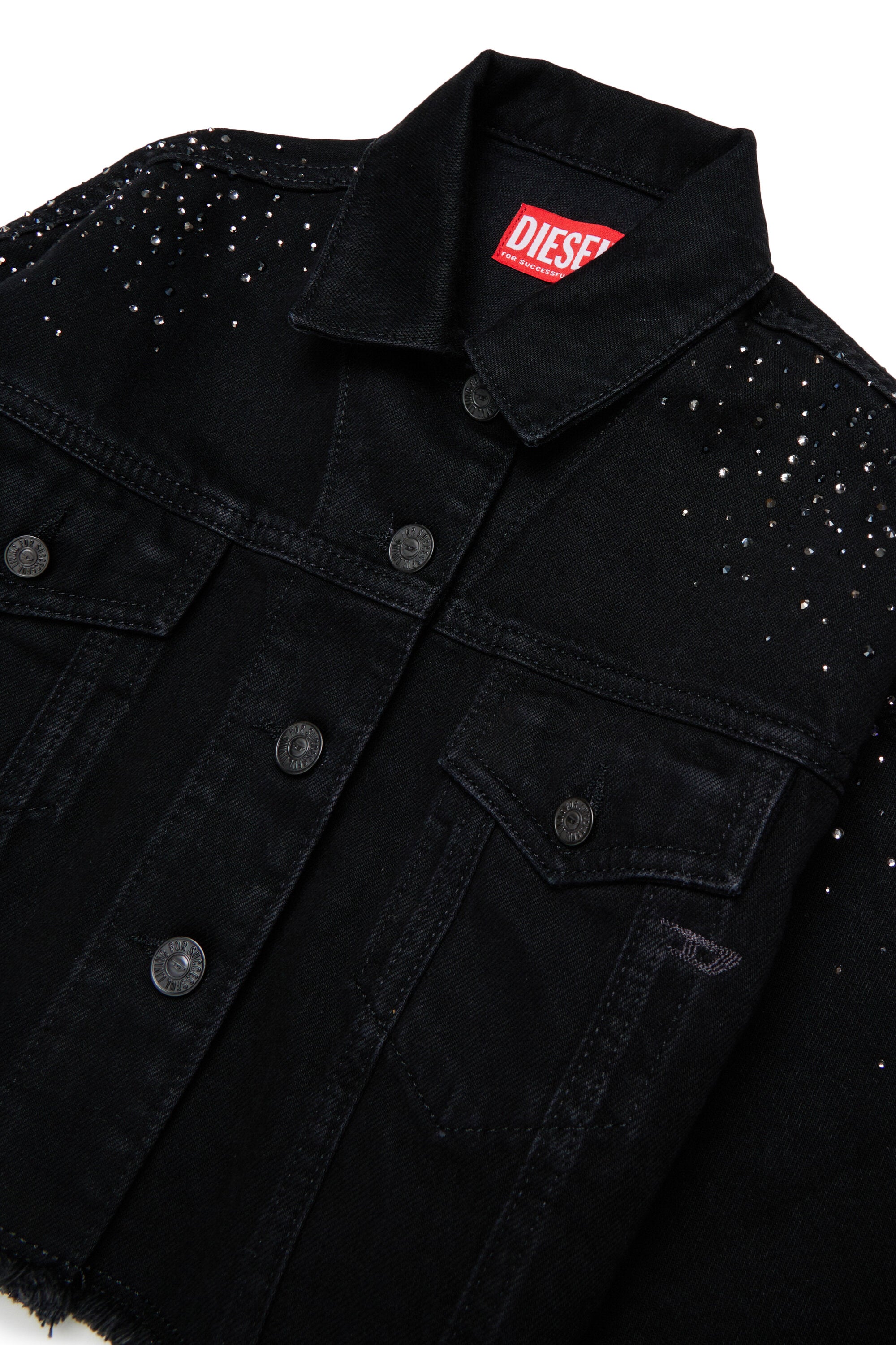 Denimjacke mit Applikationen
