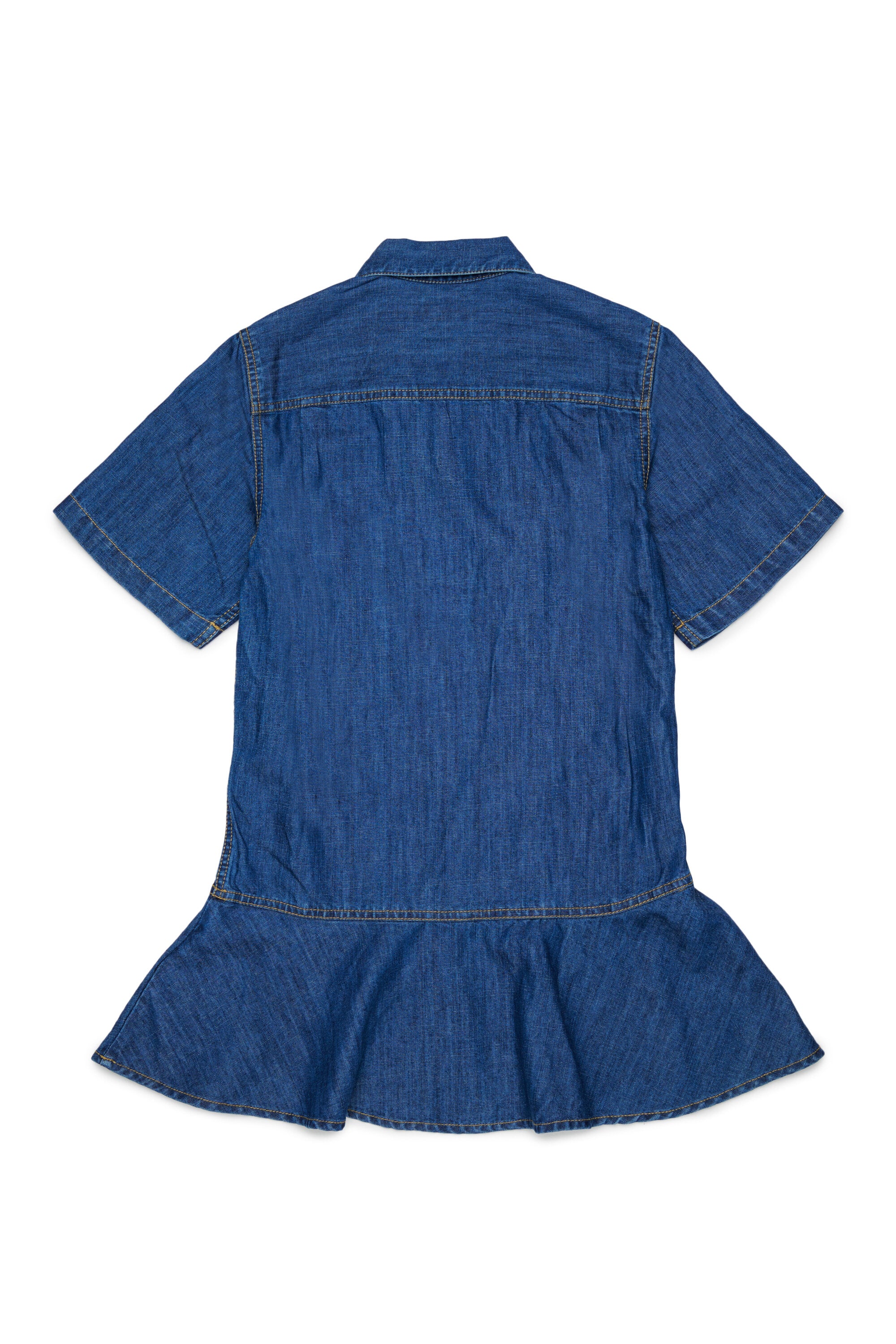 Denimkleid mit Logo
