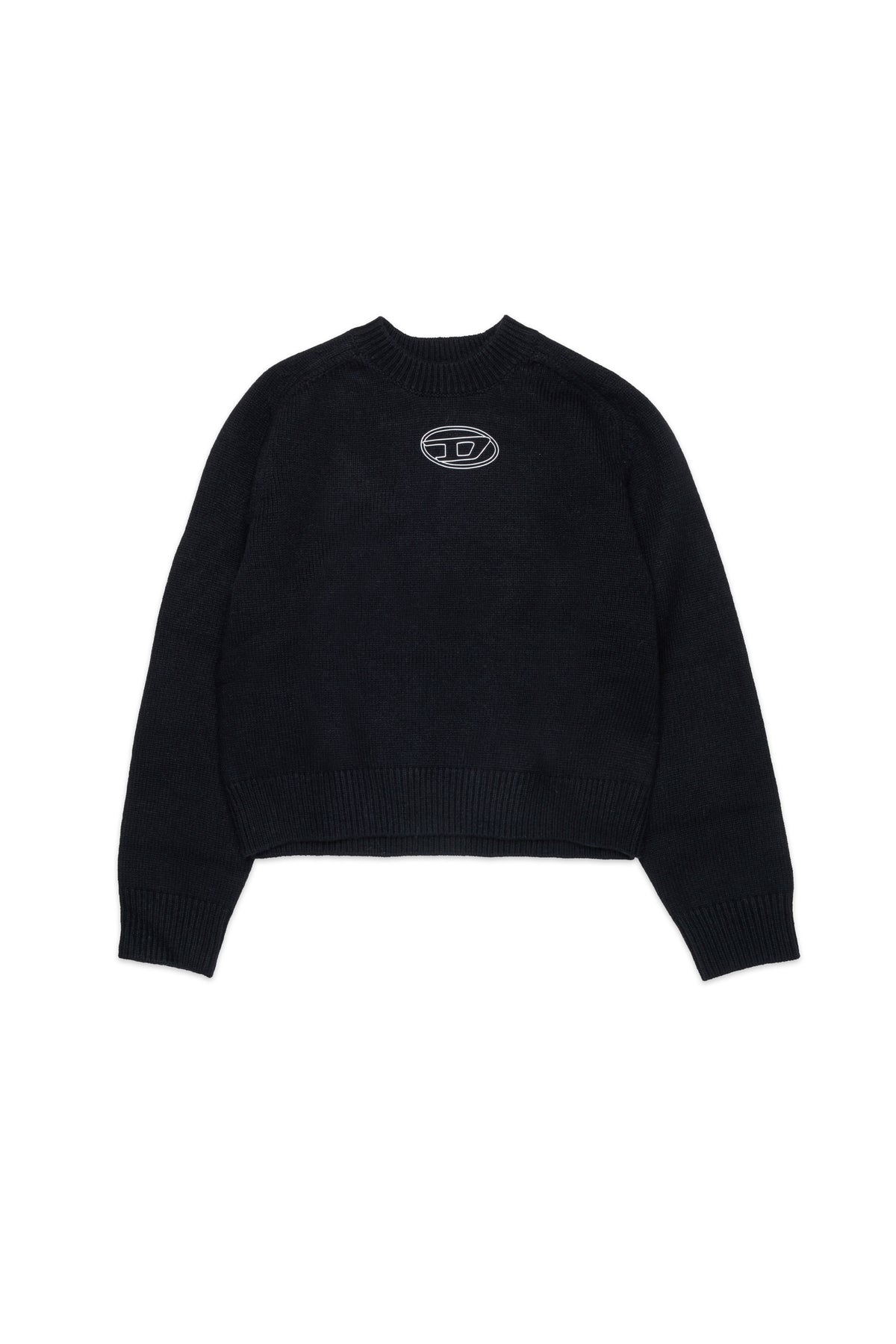 Pullover girocollo con logo