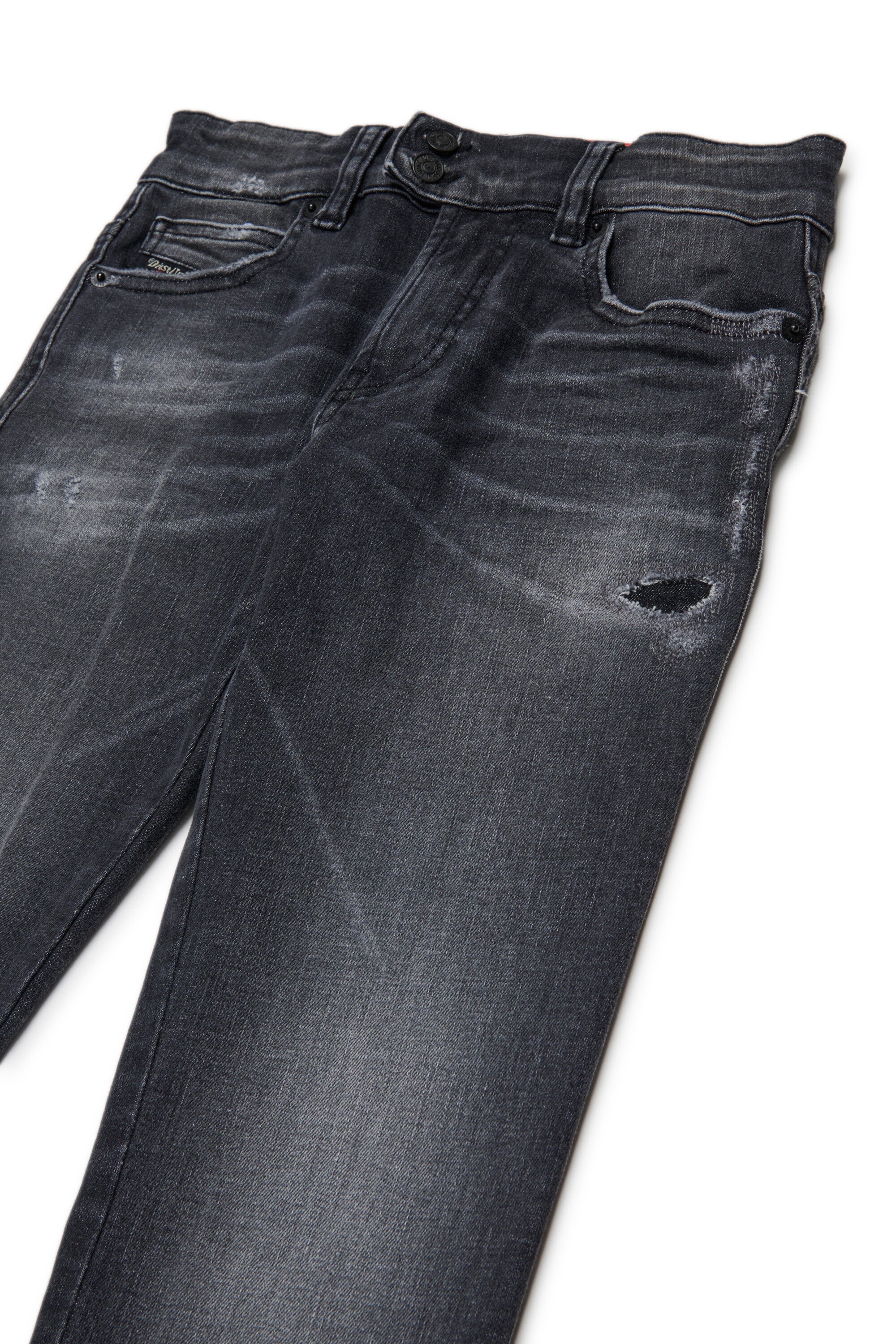 Jeans slim fit lavaggio nero - D-Veel