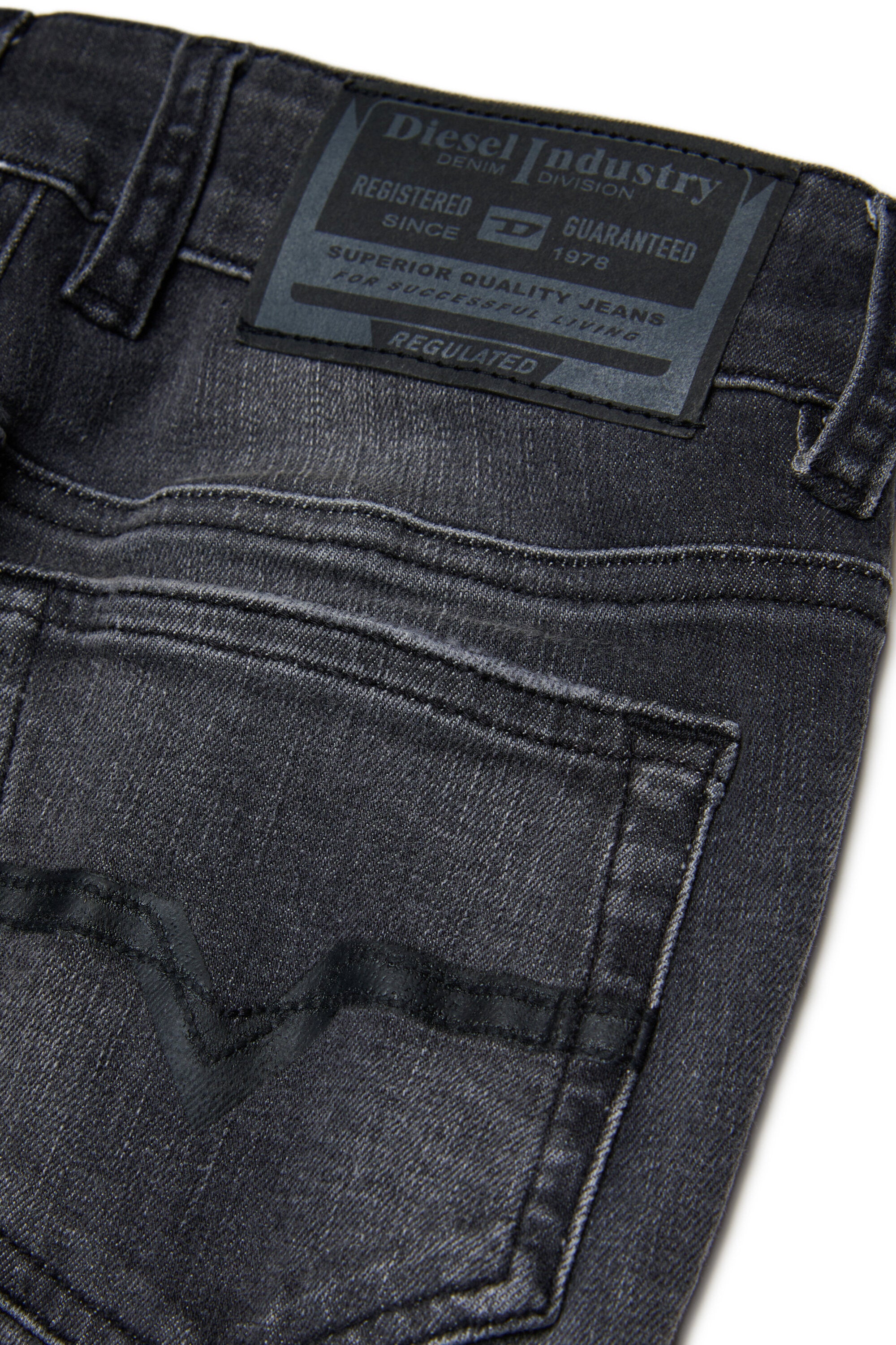 Jeans slim fit lavaggio nero - D-Veel