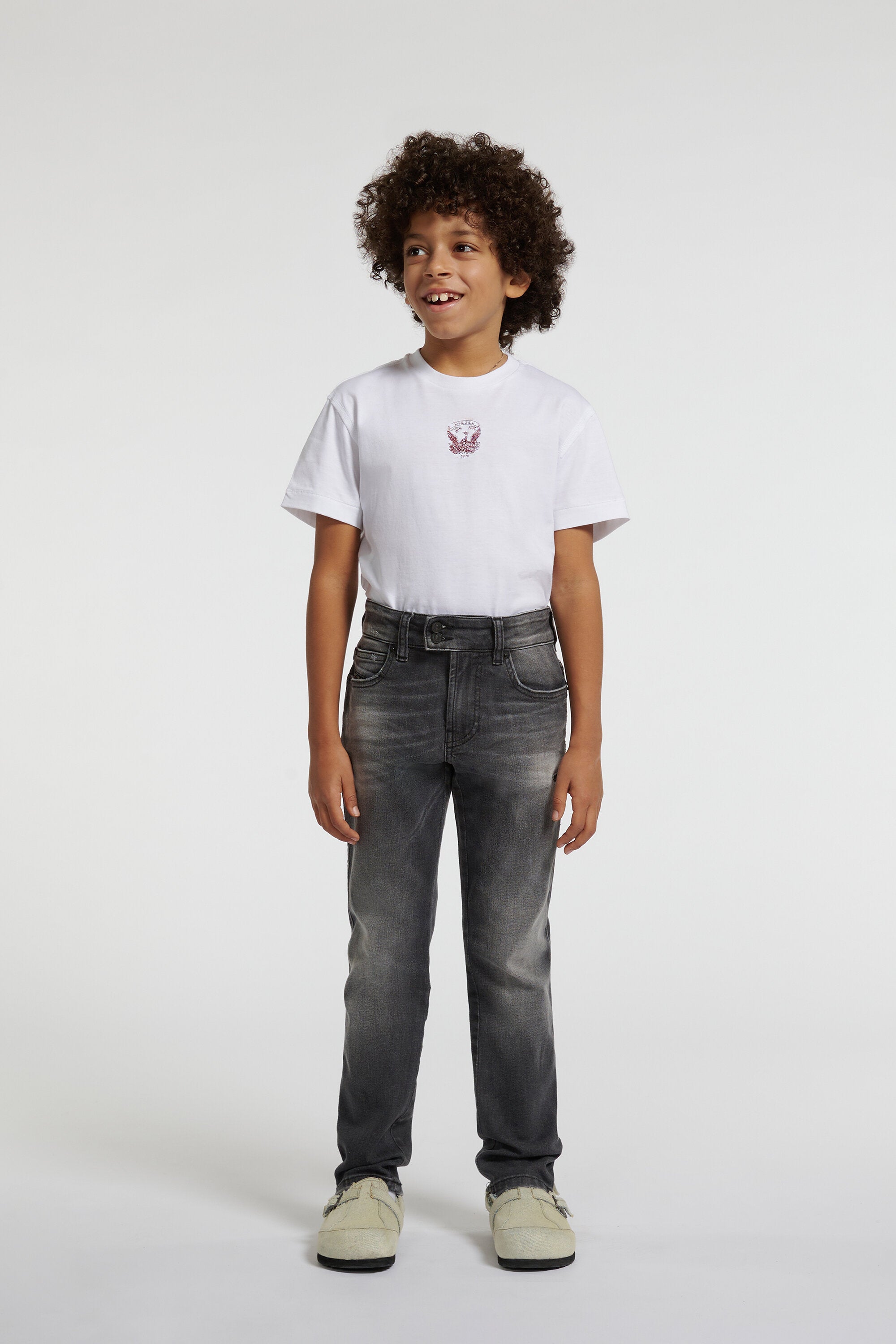 Jeans slim fit lavaggio nero - D-Veel