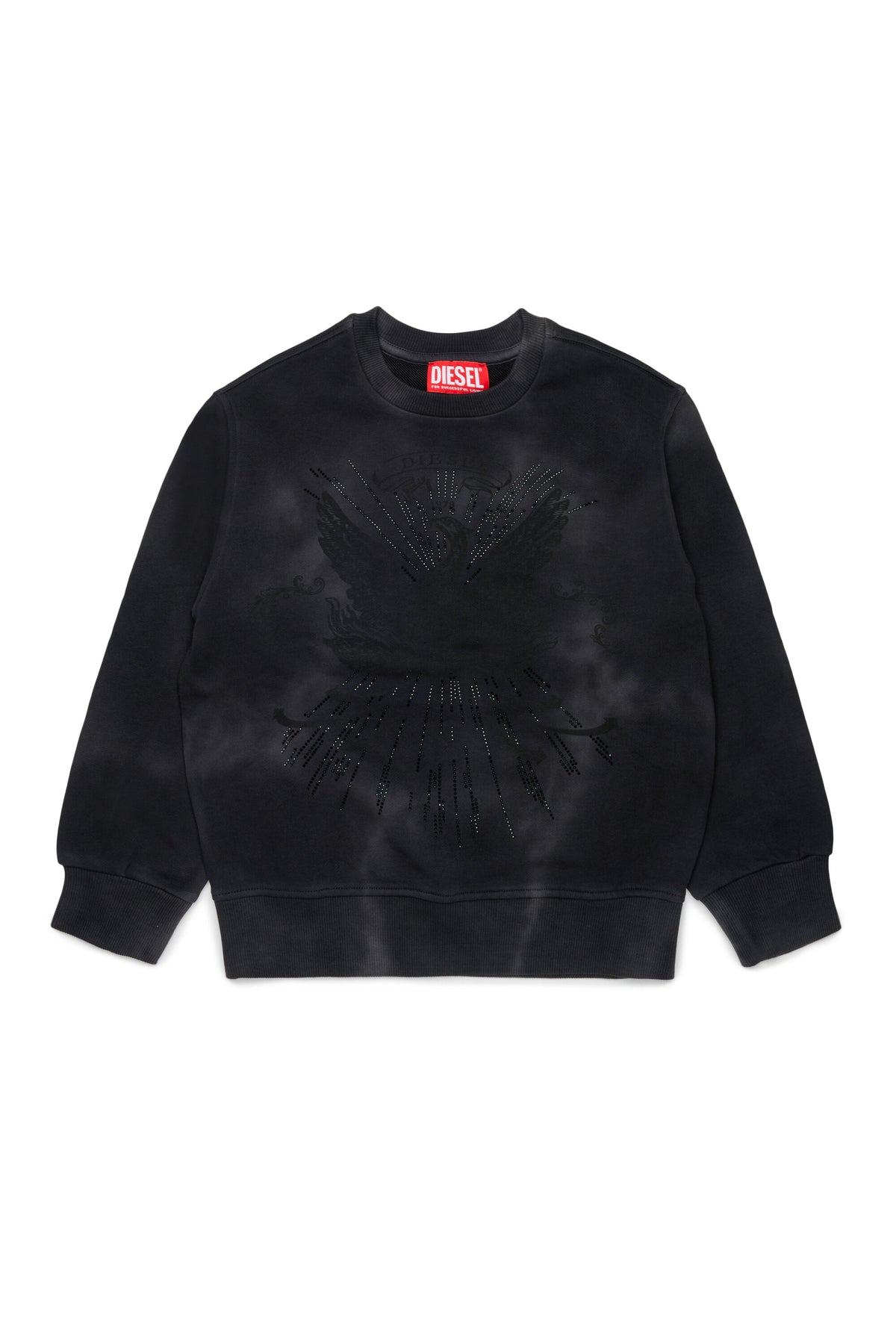 Sweatshirt mit Rundhalsausschnitt und Logo
