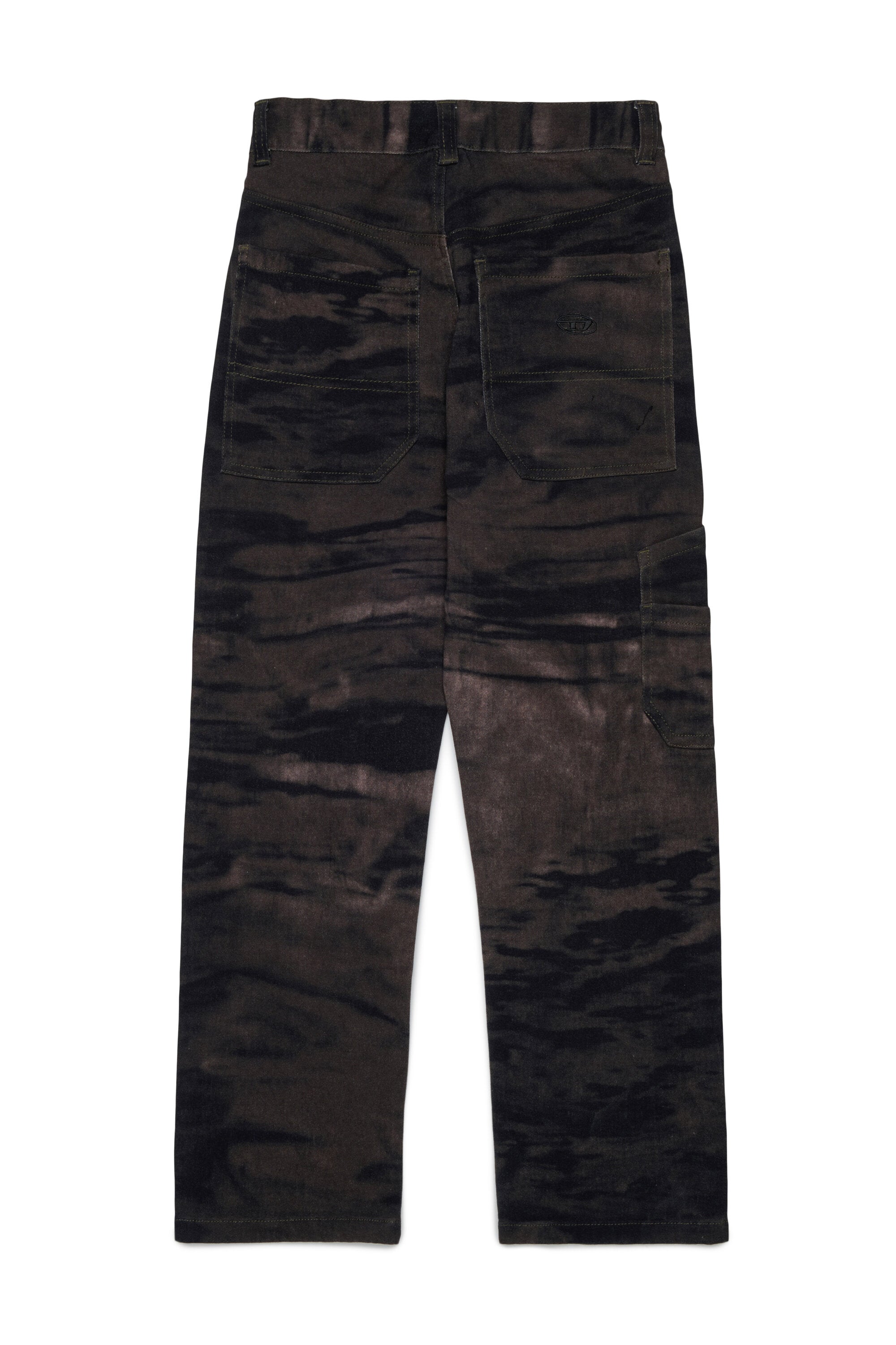 Cargohose in Samtoptik