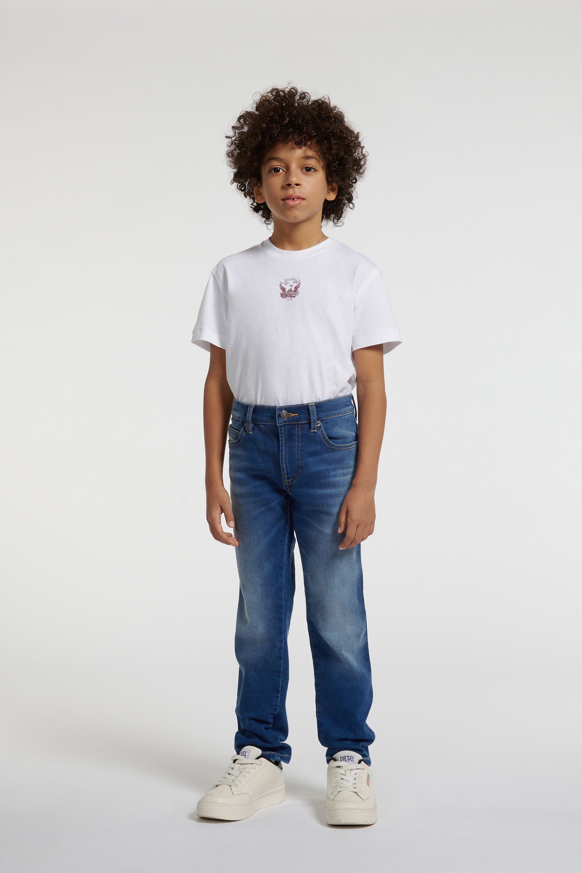 JoggJeans® corte slim lavado azul medio - D-Veel
