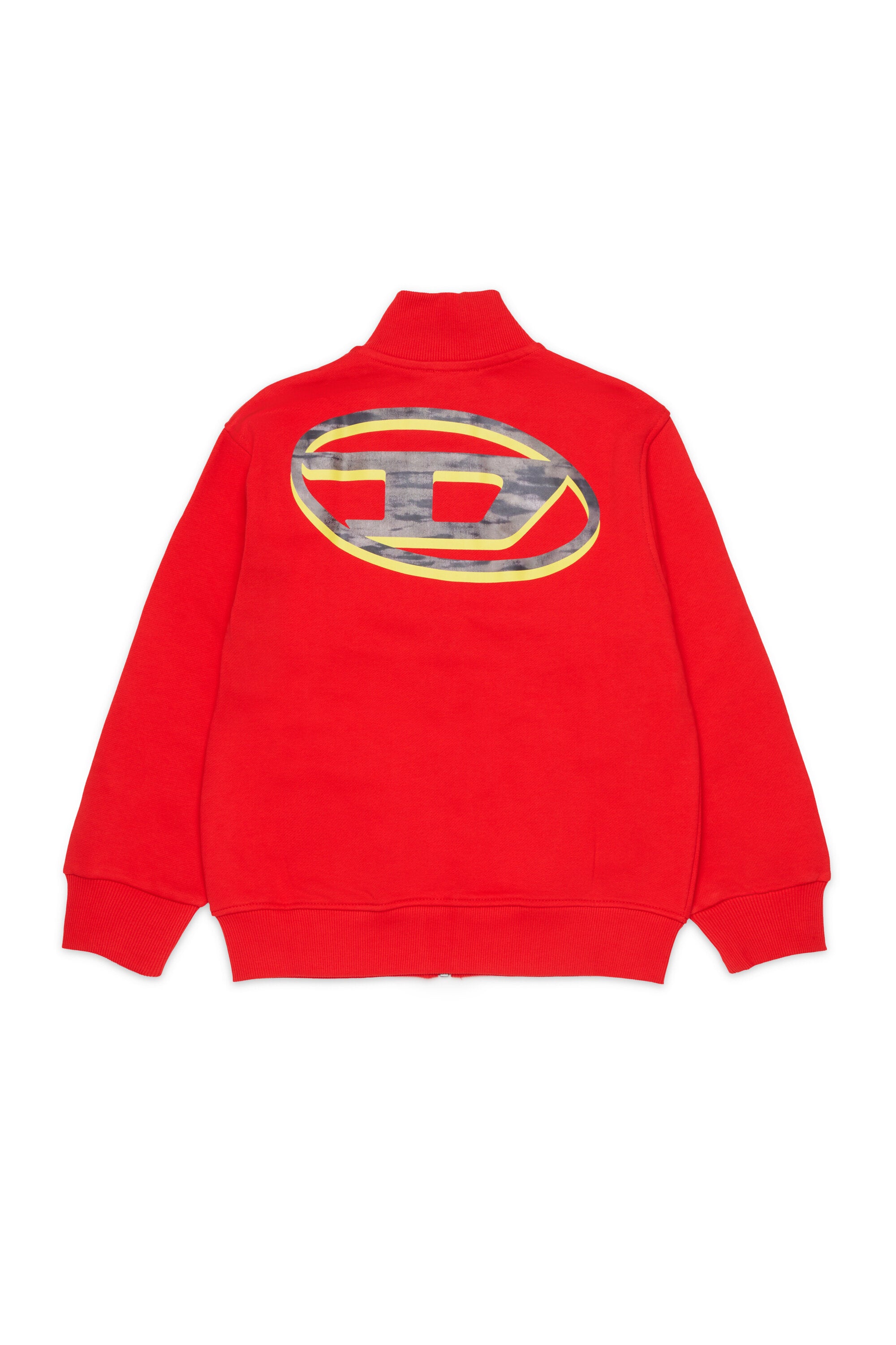 Sweatshirt mit Reißverschluss und Logo