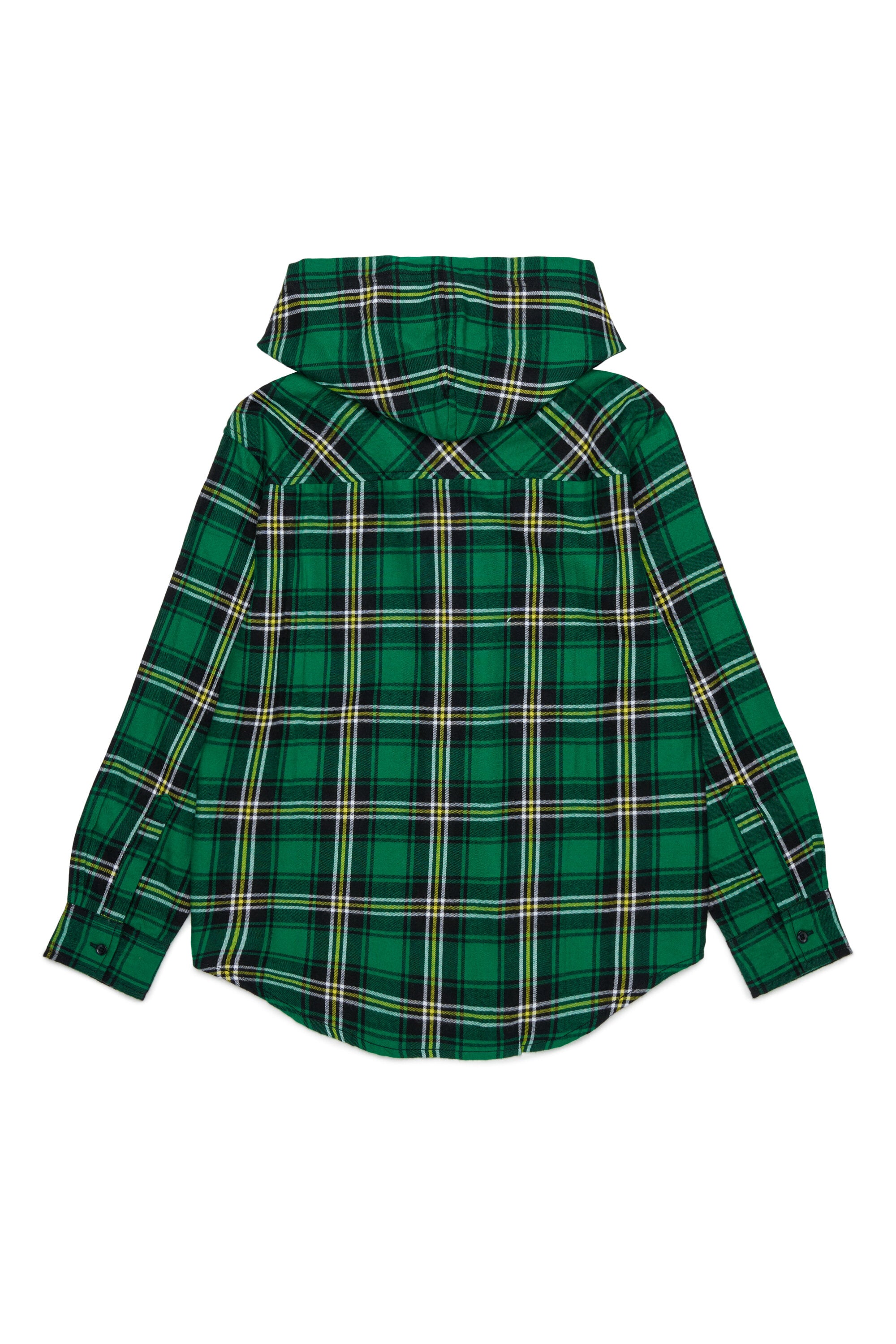 Chemise à carreaux avec logo