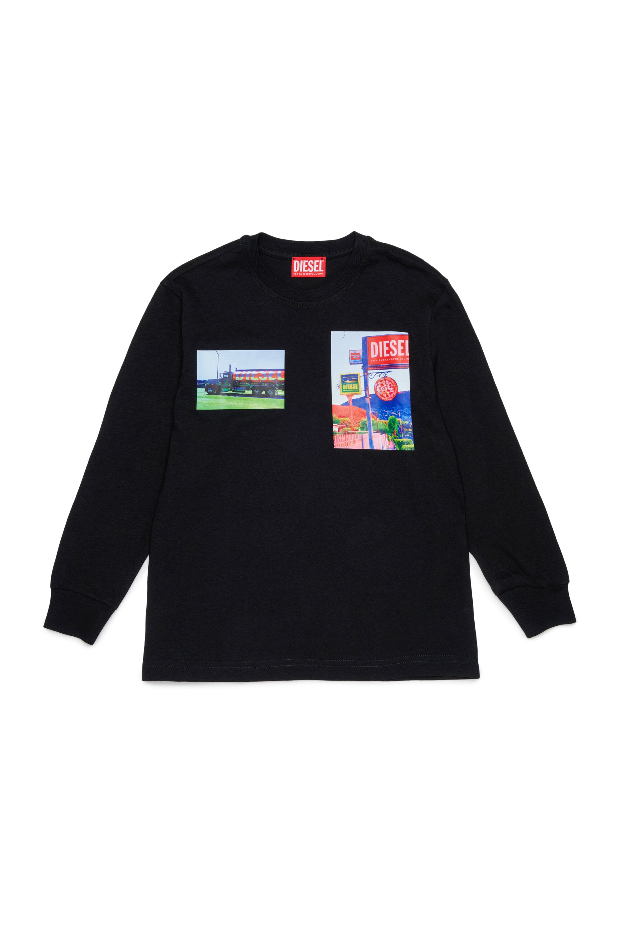 Long-sleeve T-shirt with logo