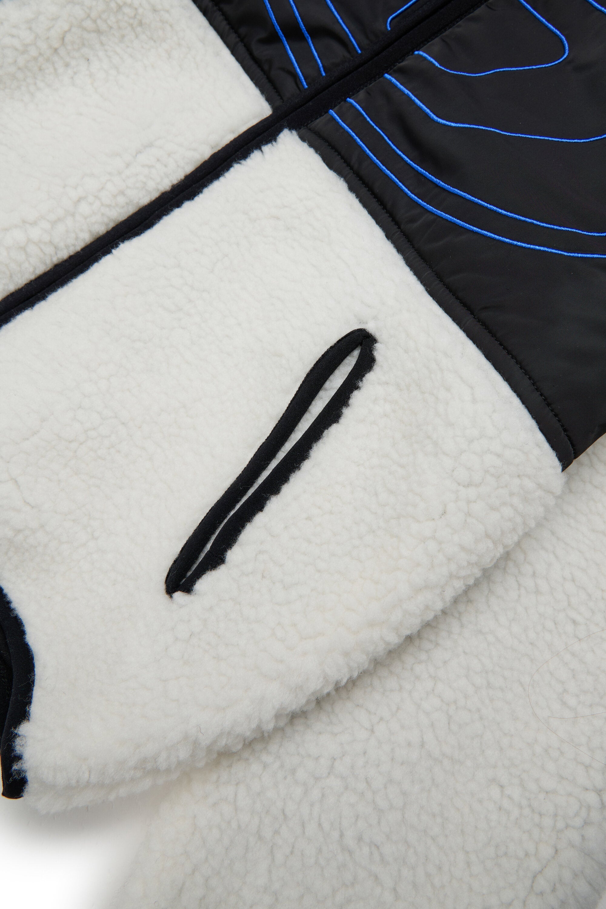 Veste teddy avec logo imprimé