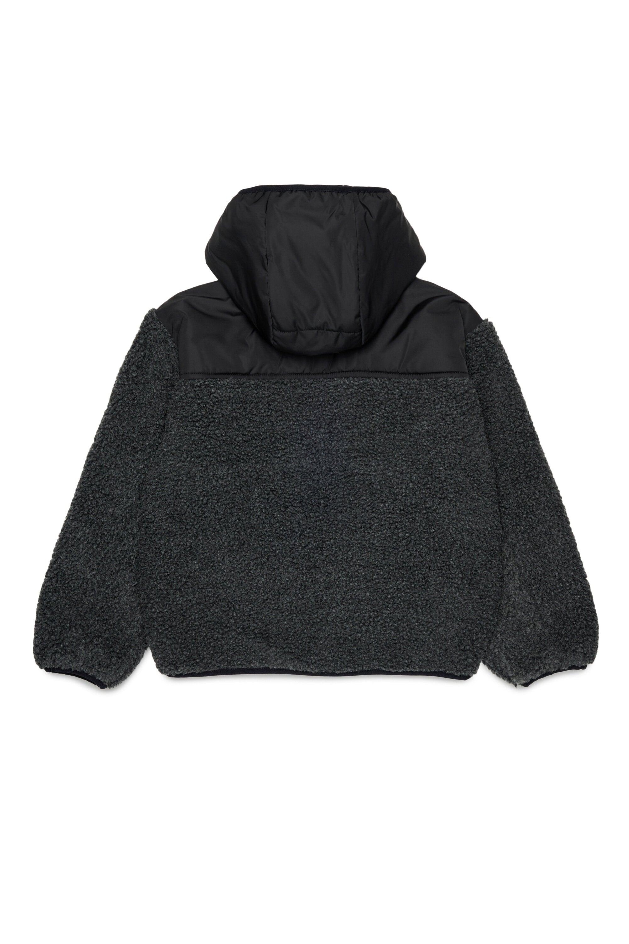 Veste teddy avec logo imprimé