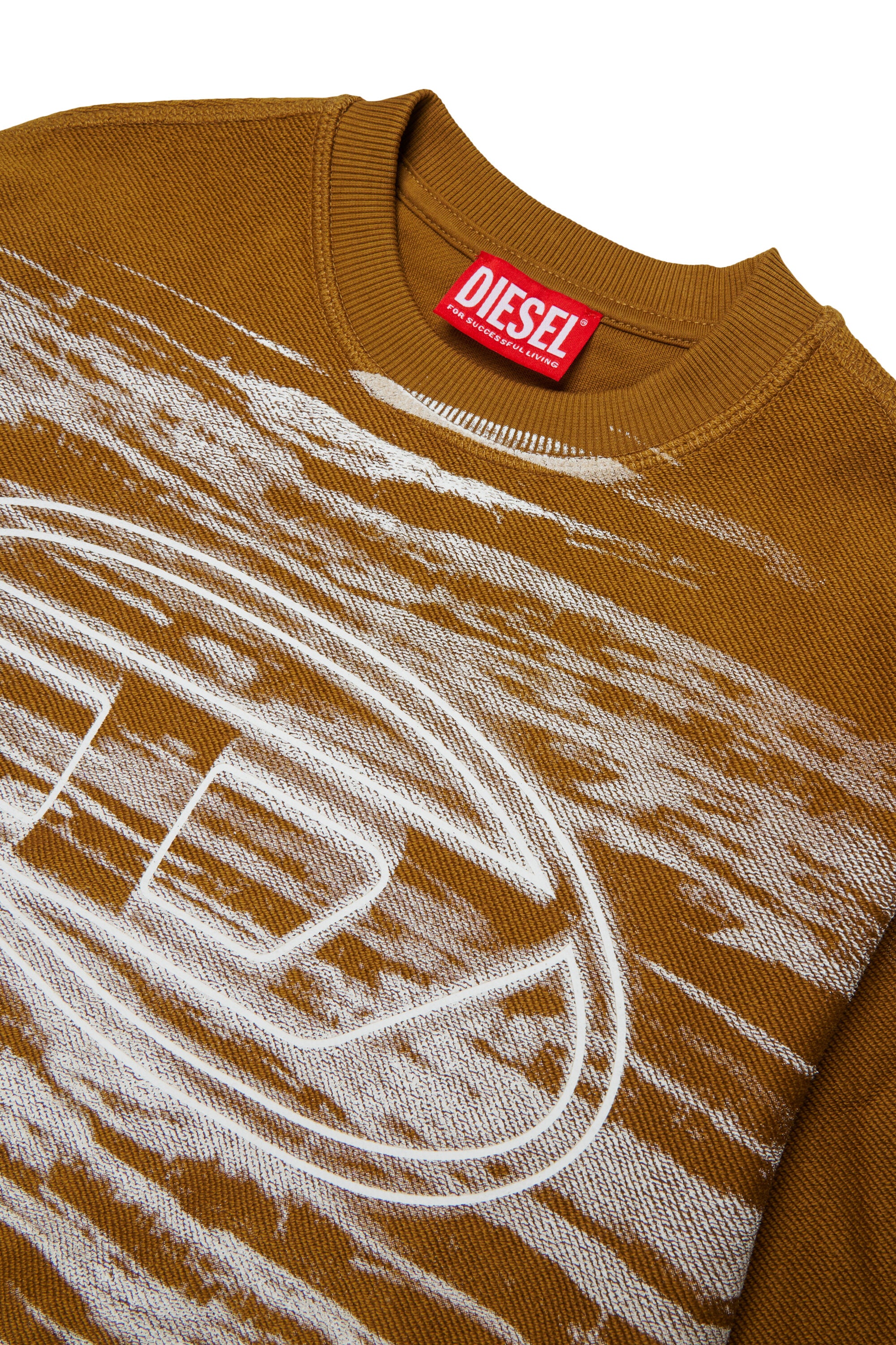 Sweat-shirt col rond avec logo imprimé