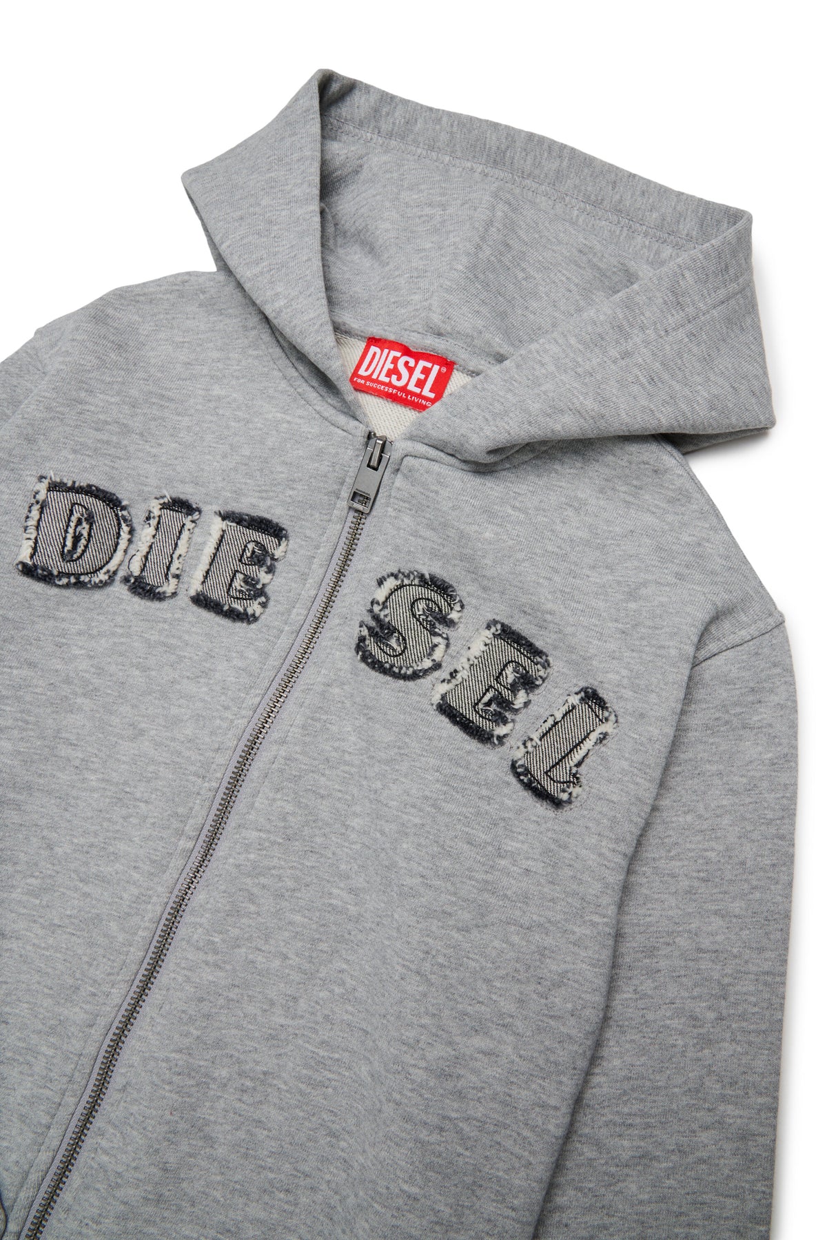 Zip sweatshirt with logo