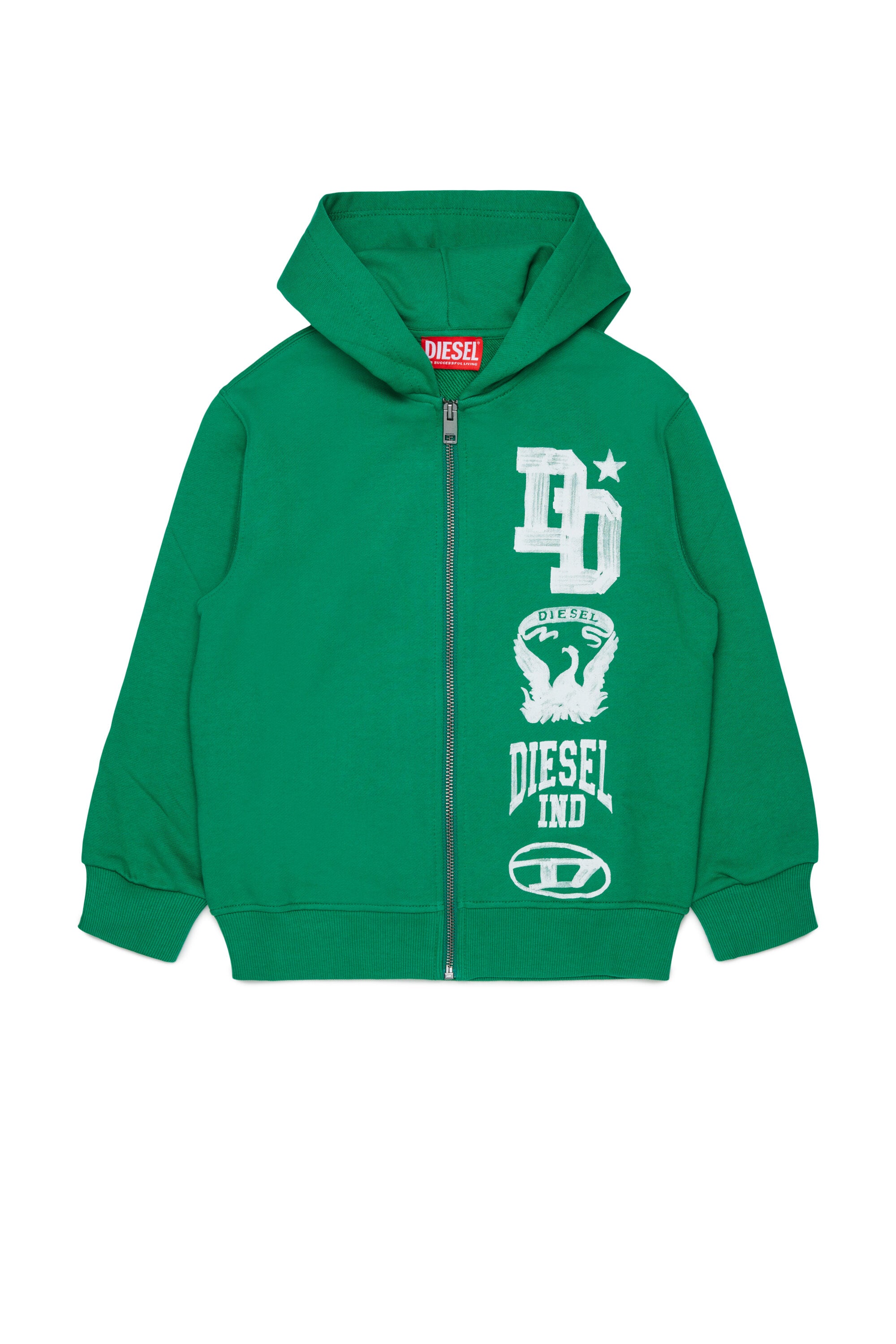 Sweat zippé avec logo