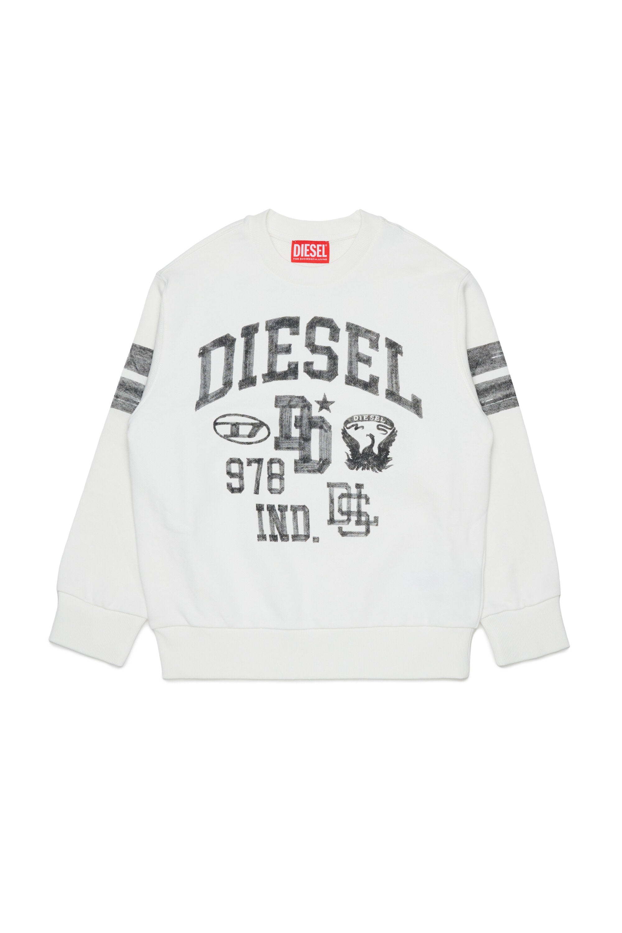 Sweat-shirt col rond avec logo