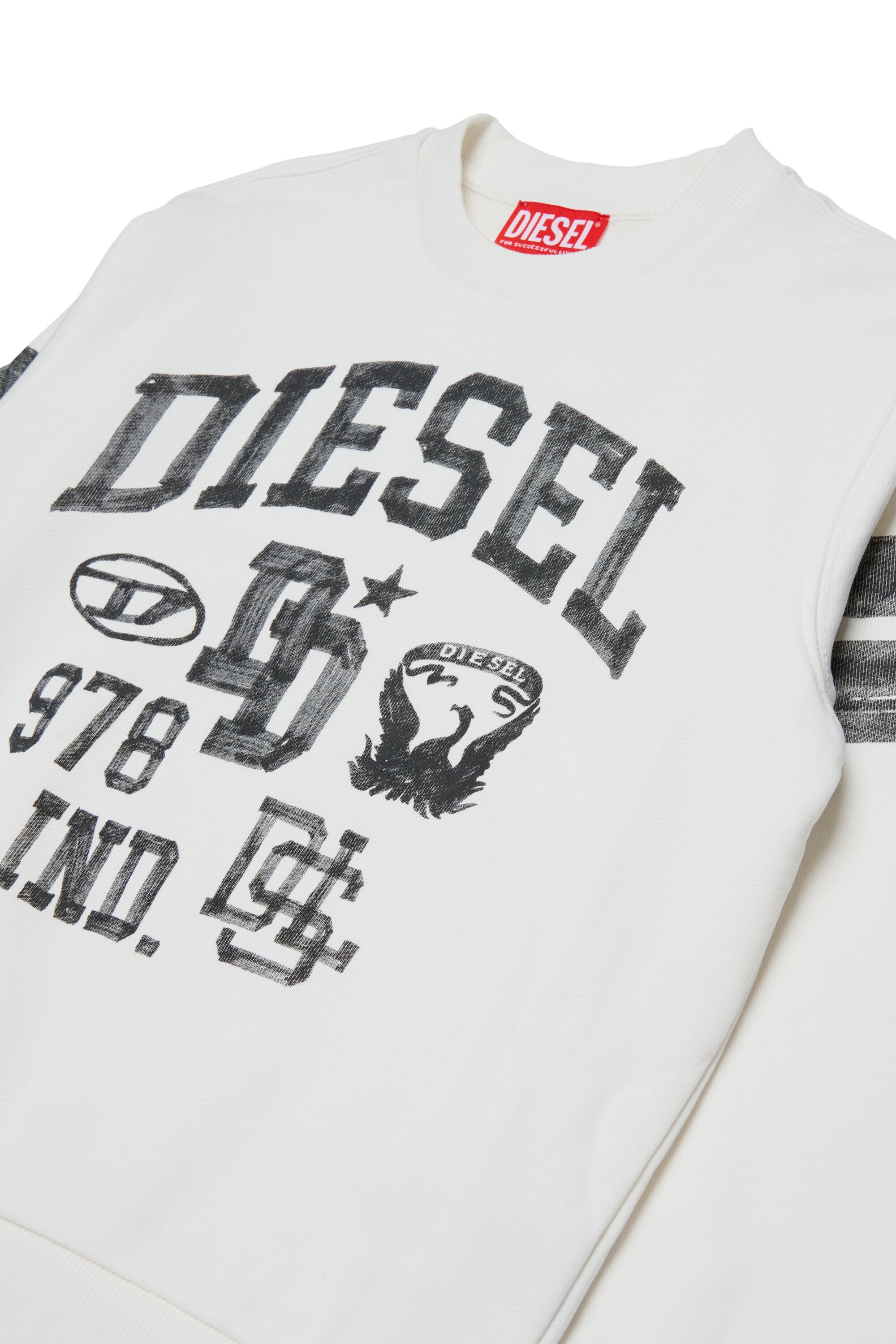 Sweat-shirt col rond avec logo