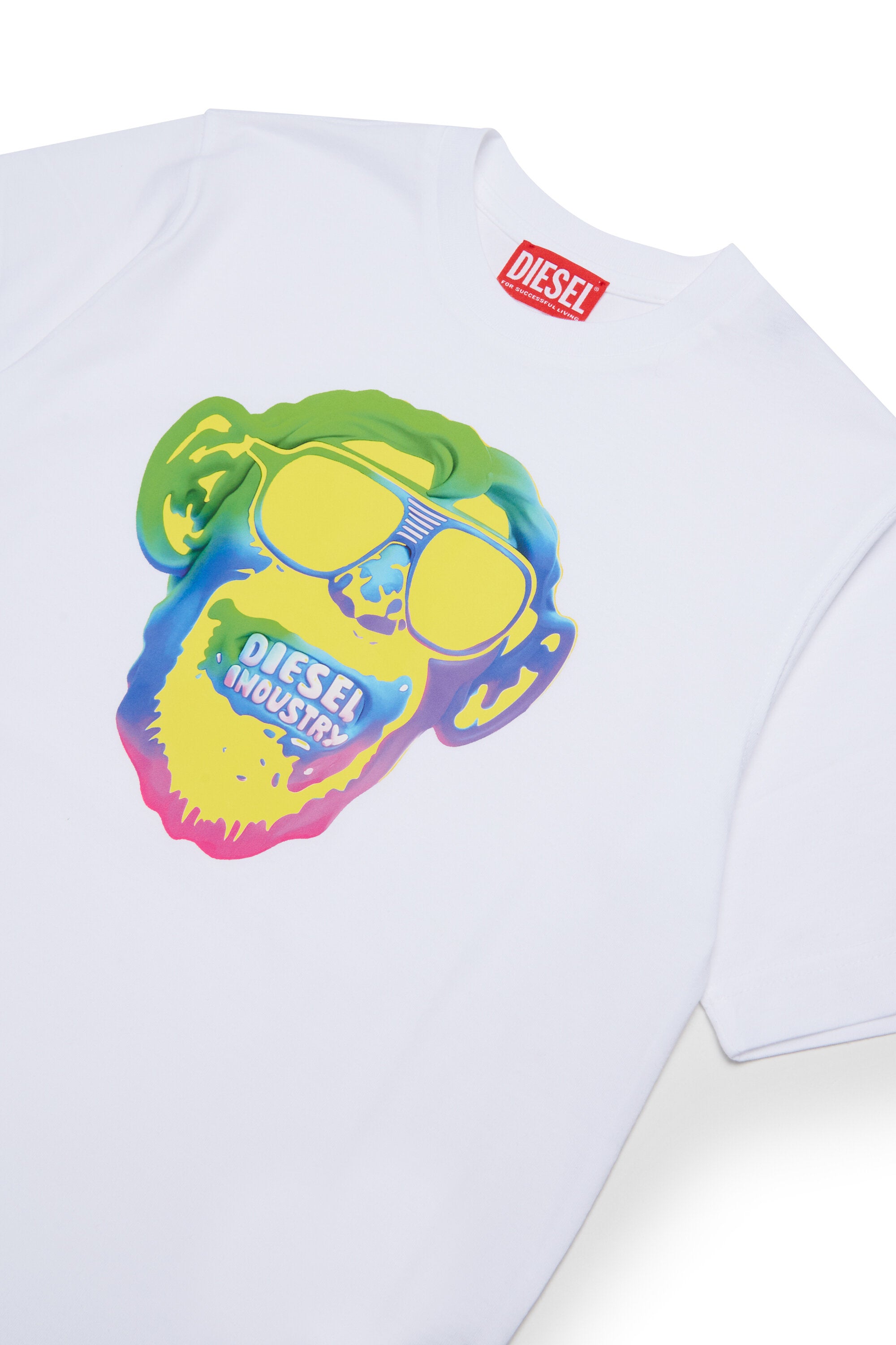 T-Shirt mit Logo und Monkey-Print