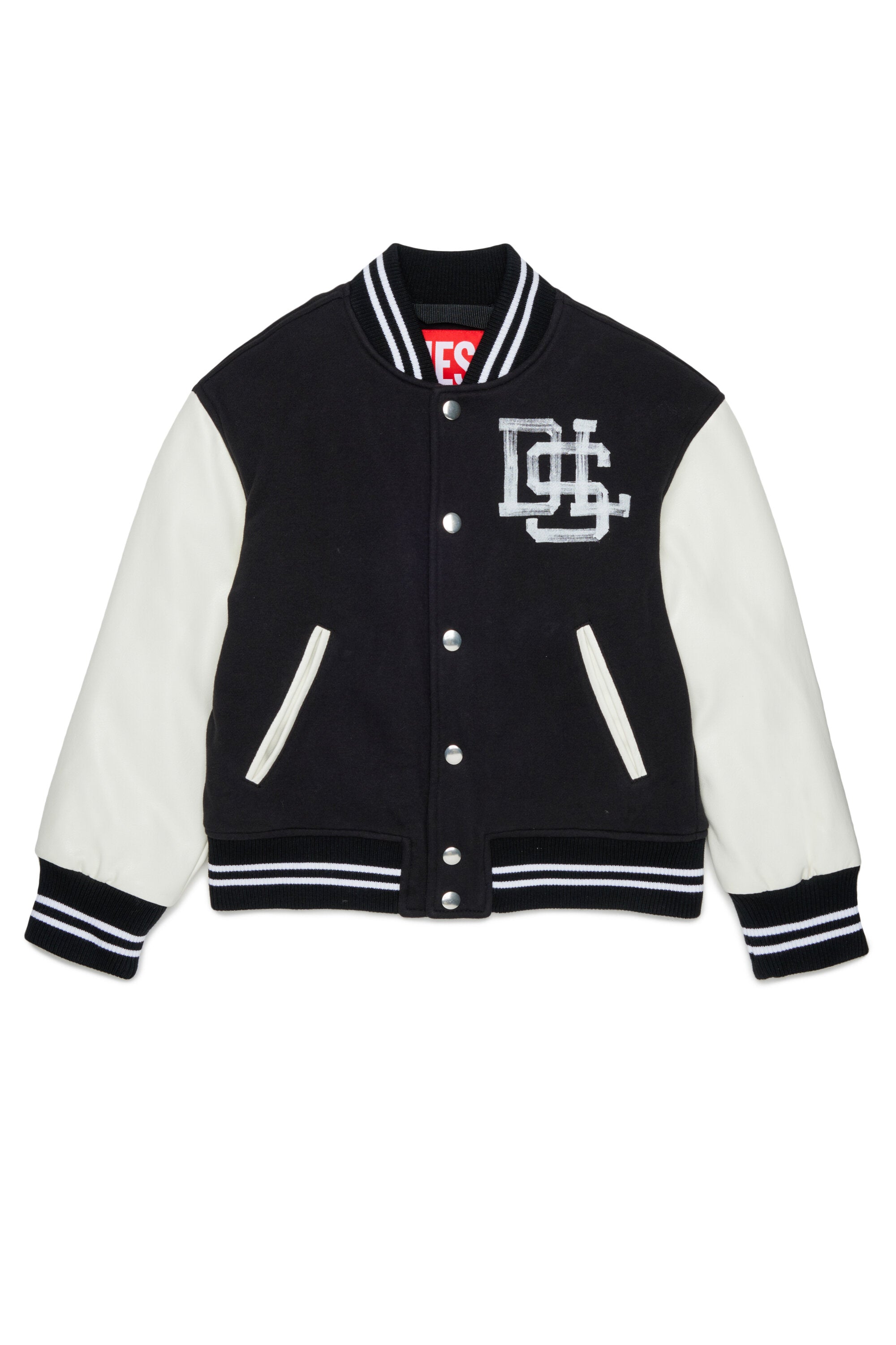Giacca bomber con logo stampato