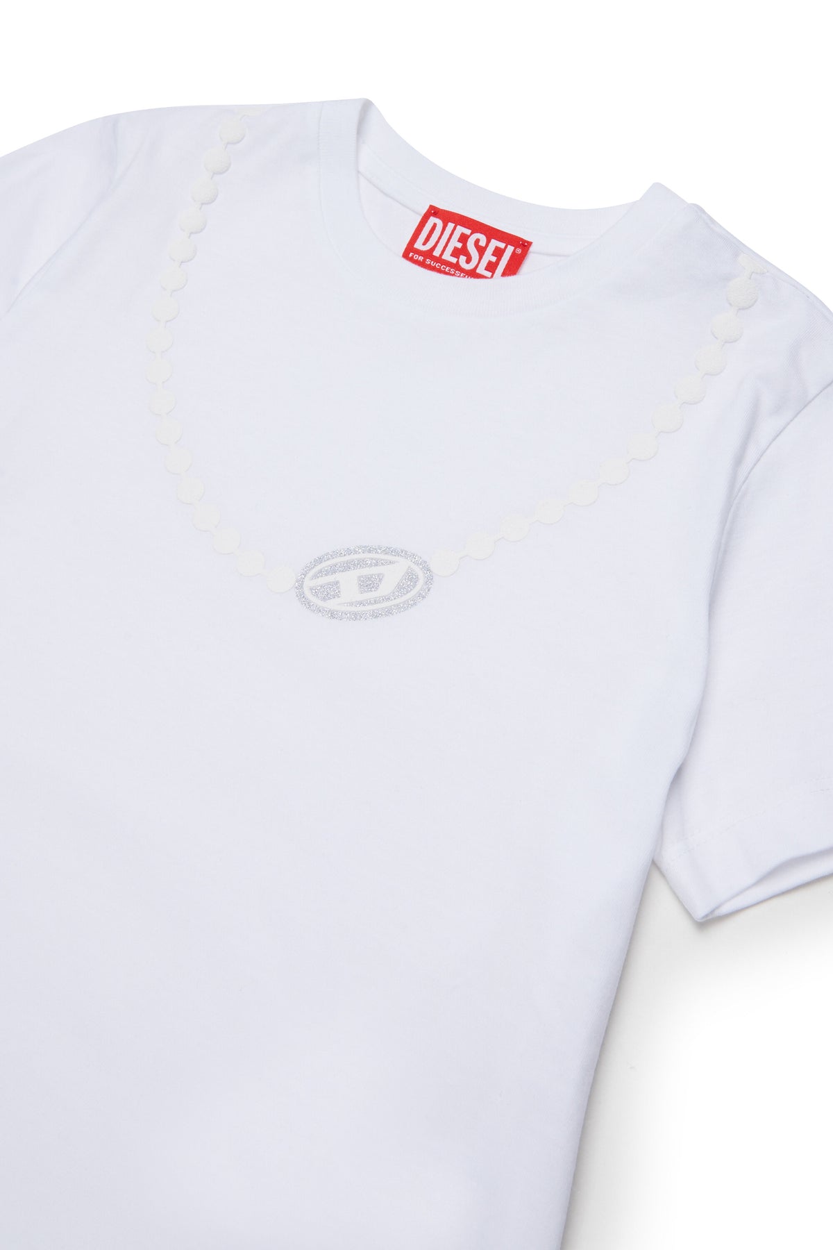 Camiseta de cuello redondo con logo