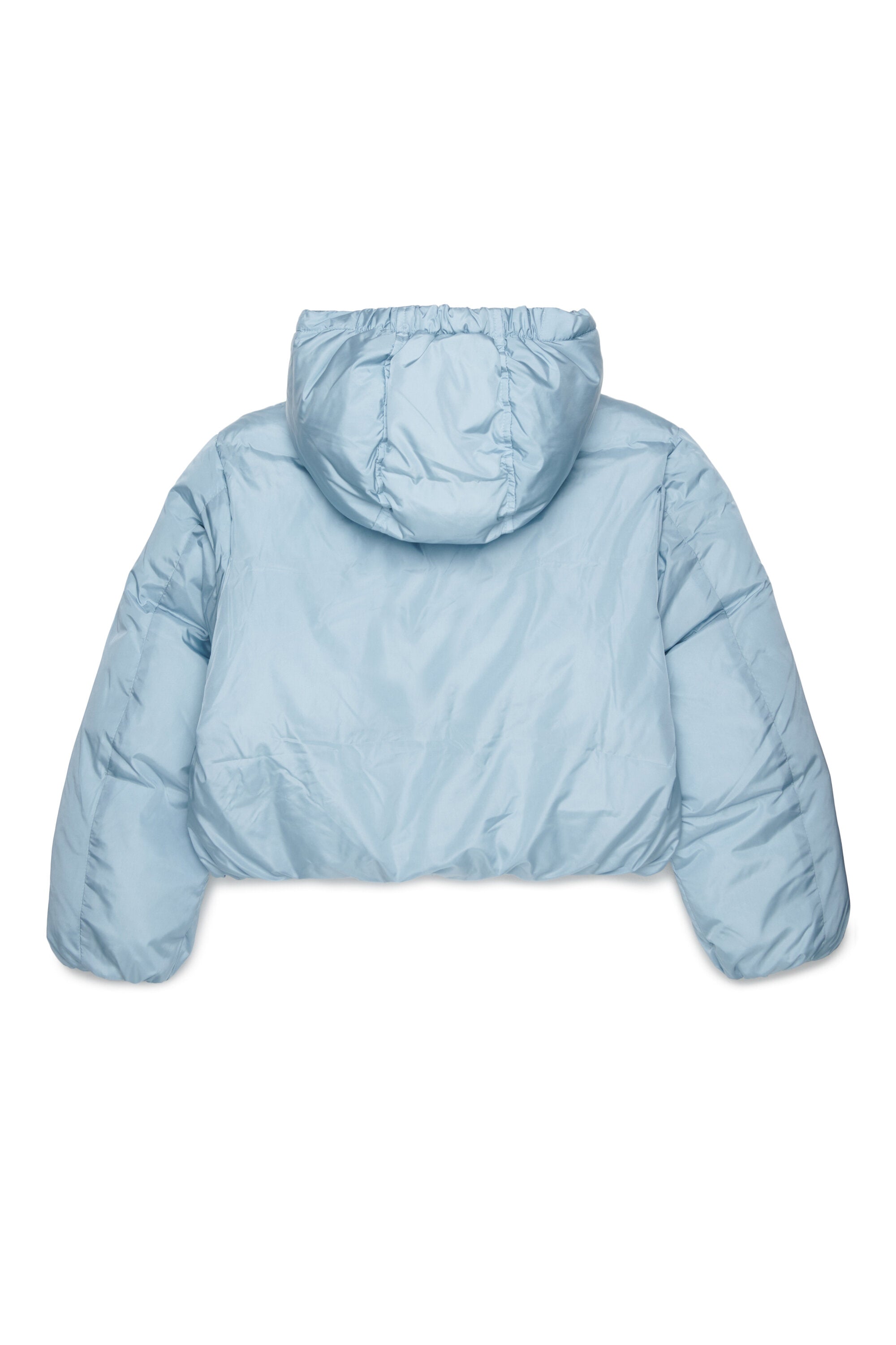 Gefütterte Jacke mit aufgedrucktem Logo