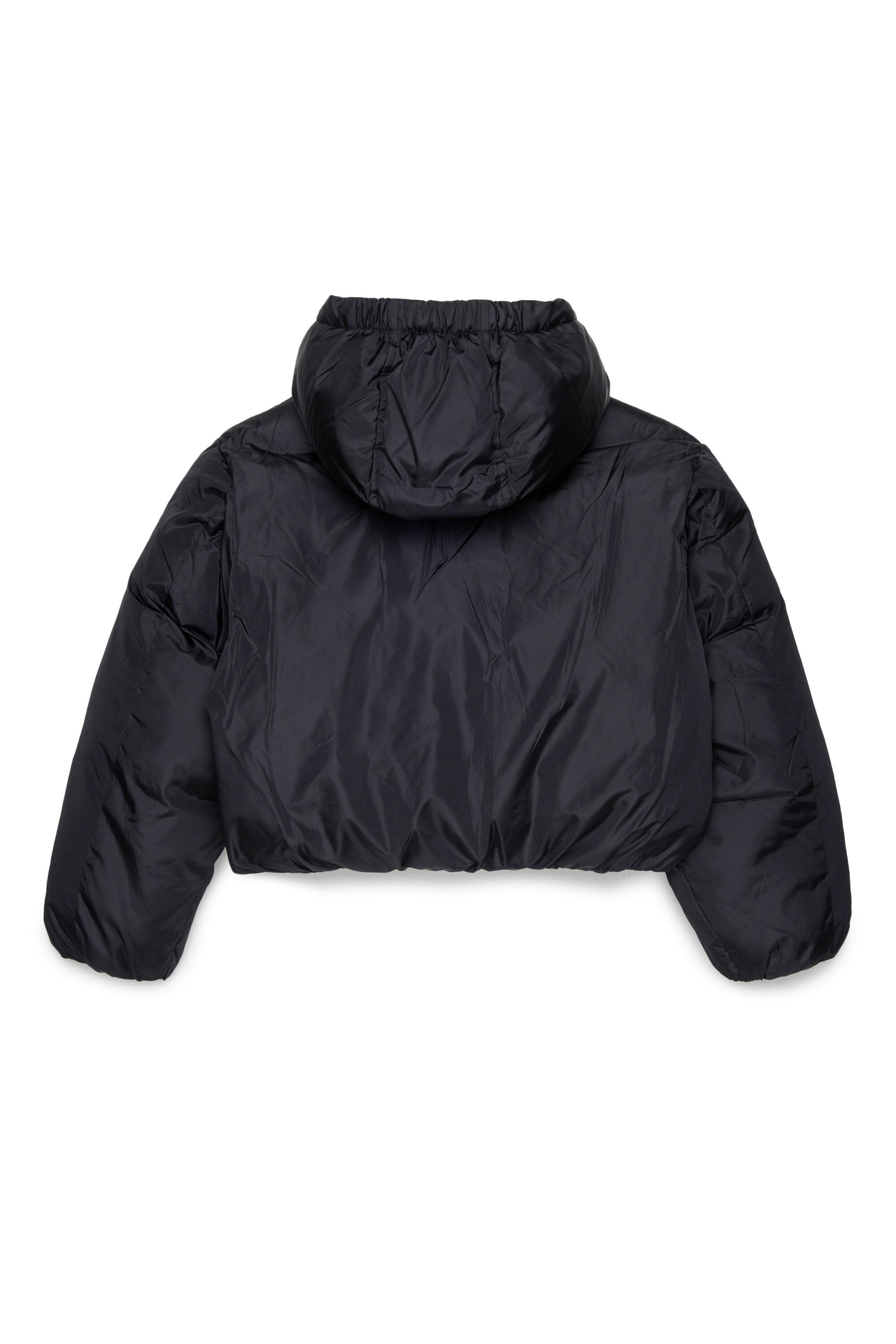 Gefütterte Jacke mit aufgedrucktem Logo