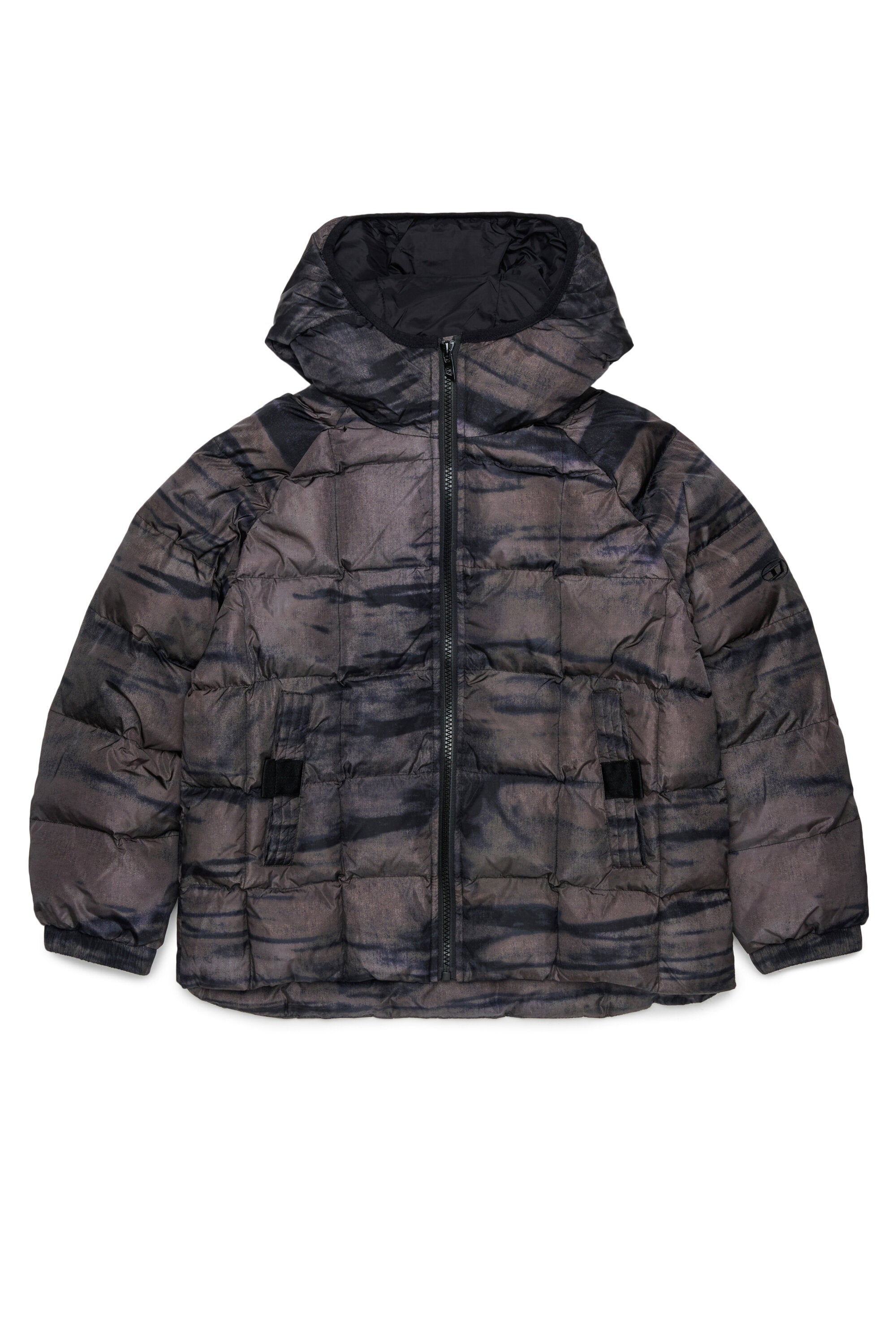 Gefütterte Jacke mit Logo