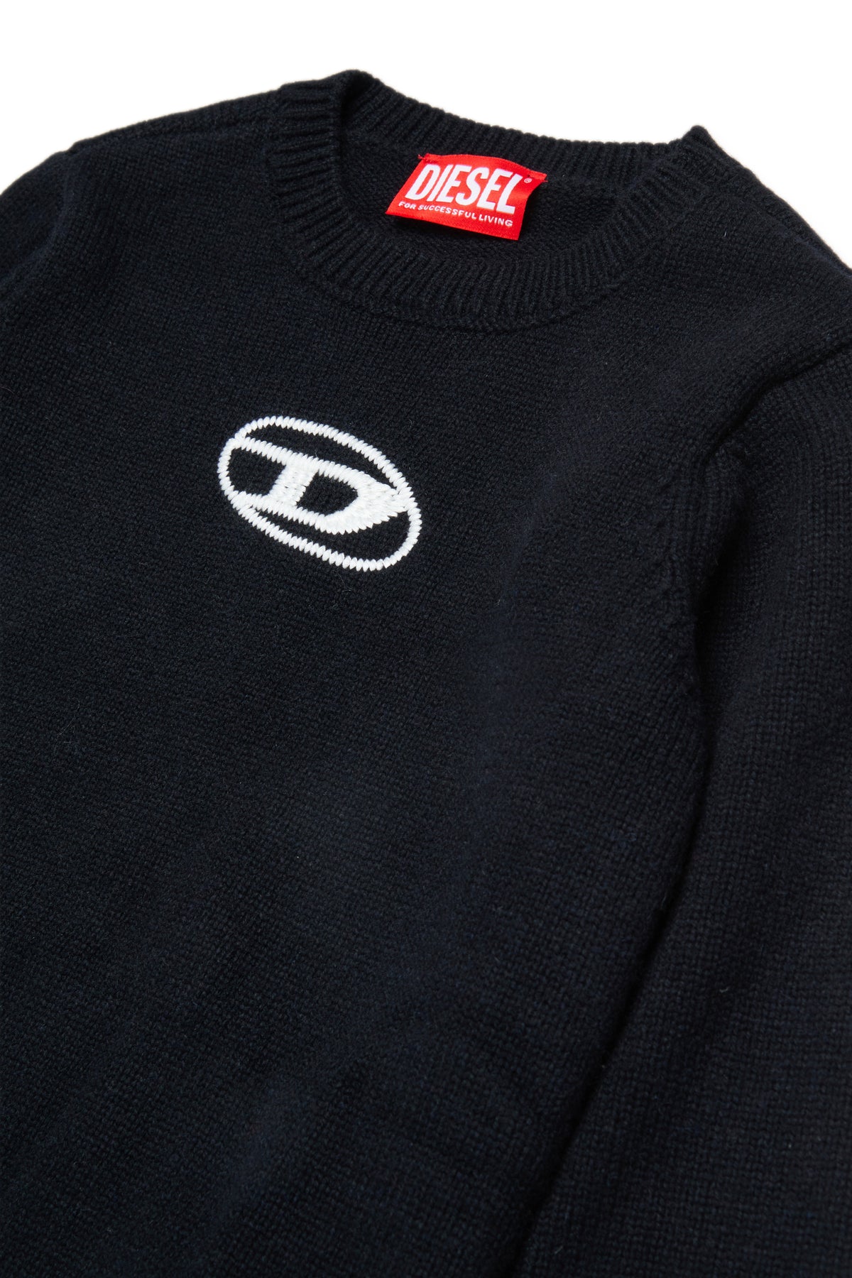 Jersey de cuello redondo con logo