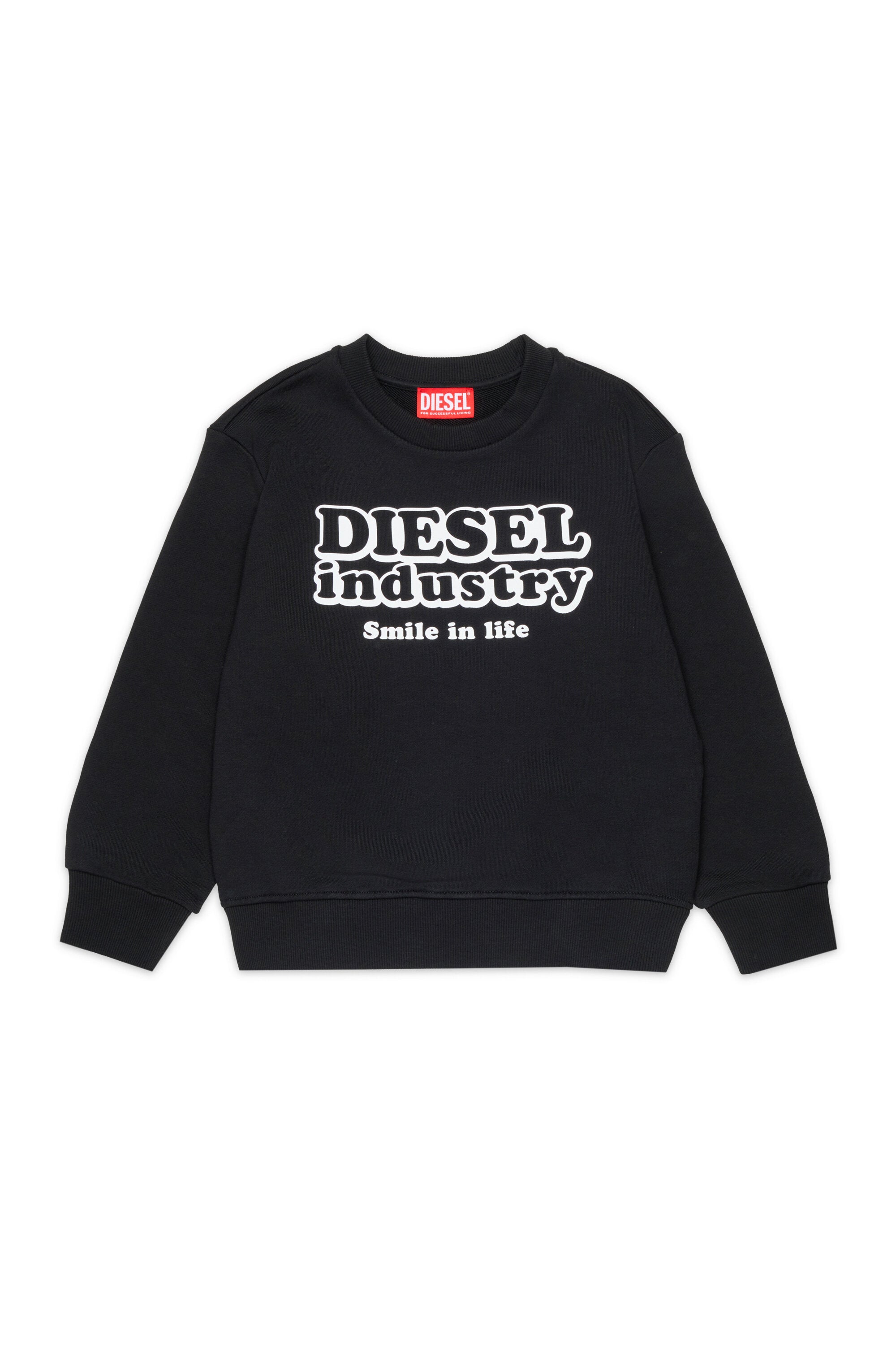 Crew-neck sweatshirt with logo