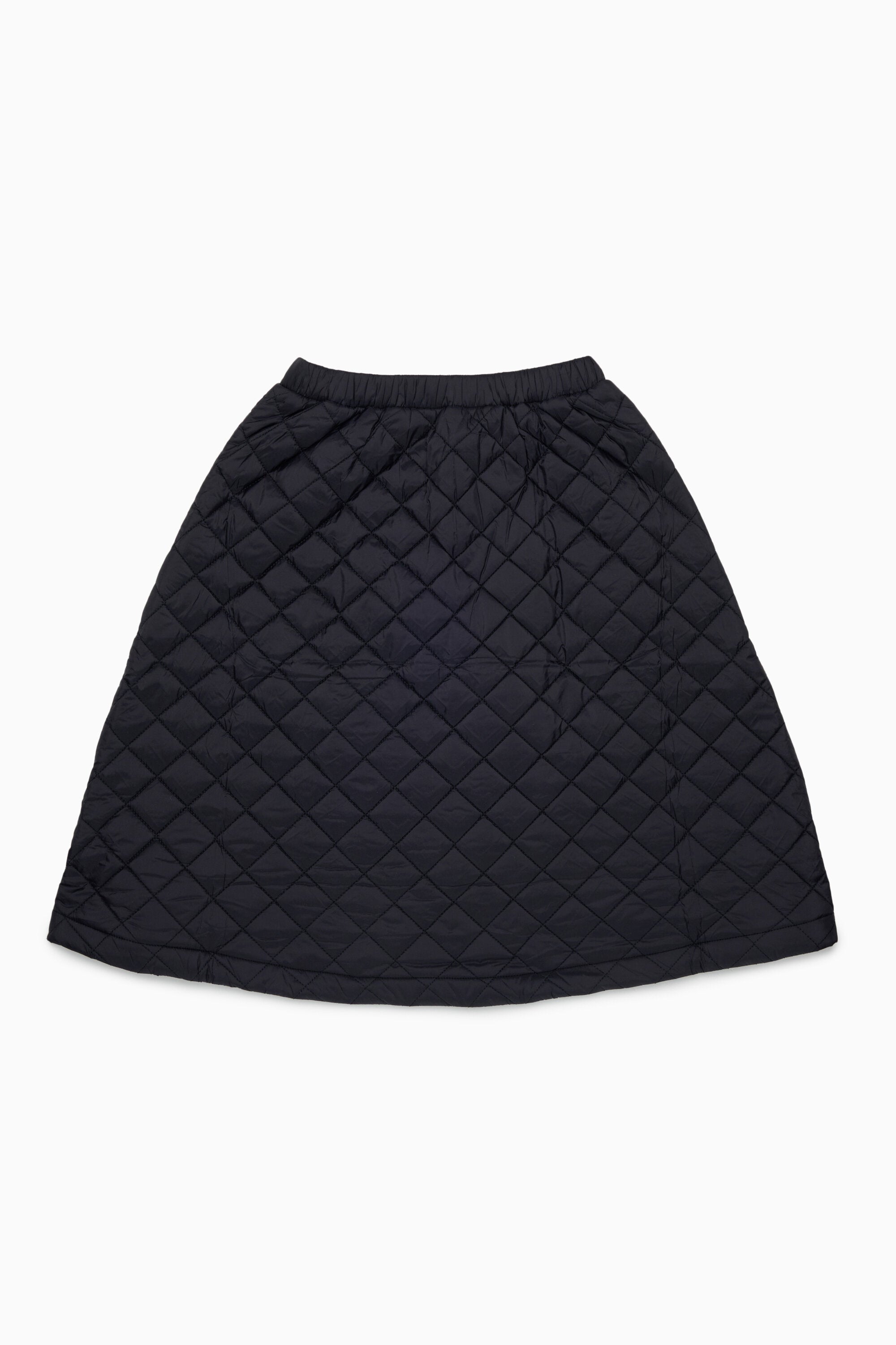 Falda midi con logo