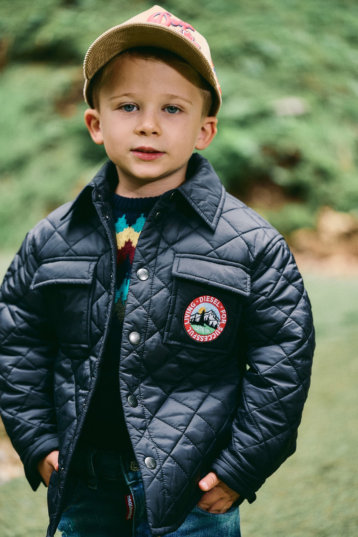 Veste matelassée avec logo