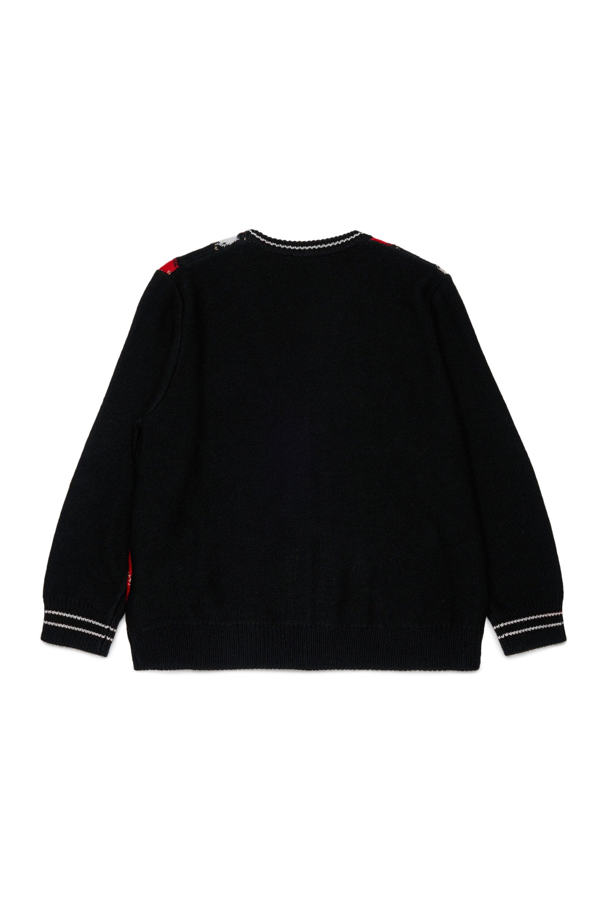 Cardigan aus Wollmischung mit Logo