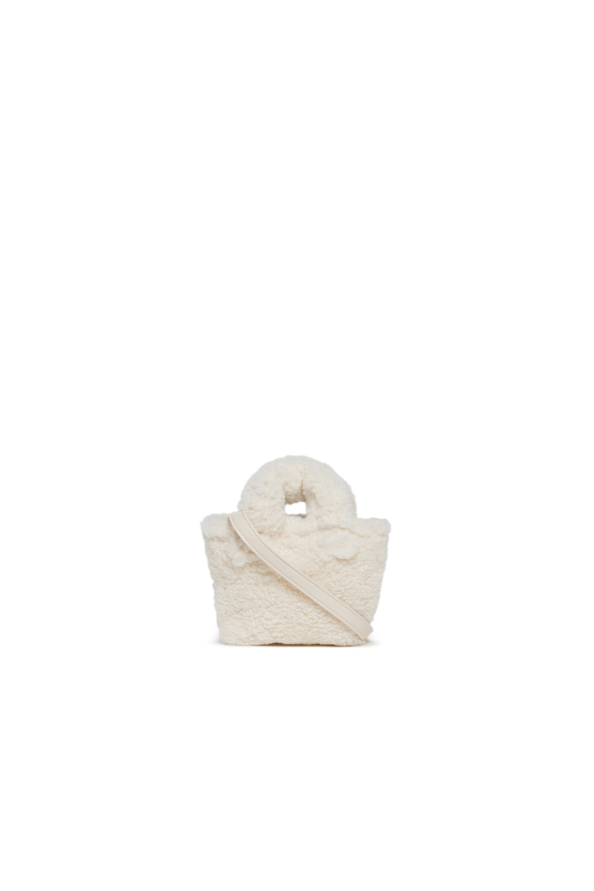 Sac bandoulière en peluche teddy