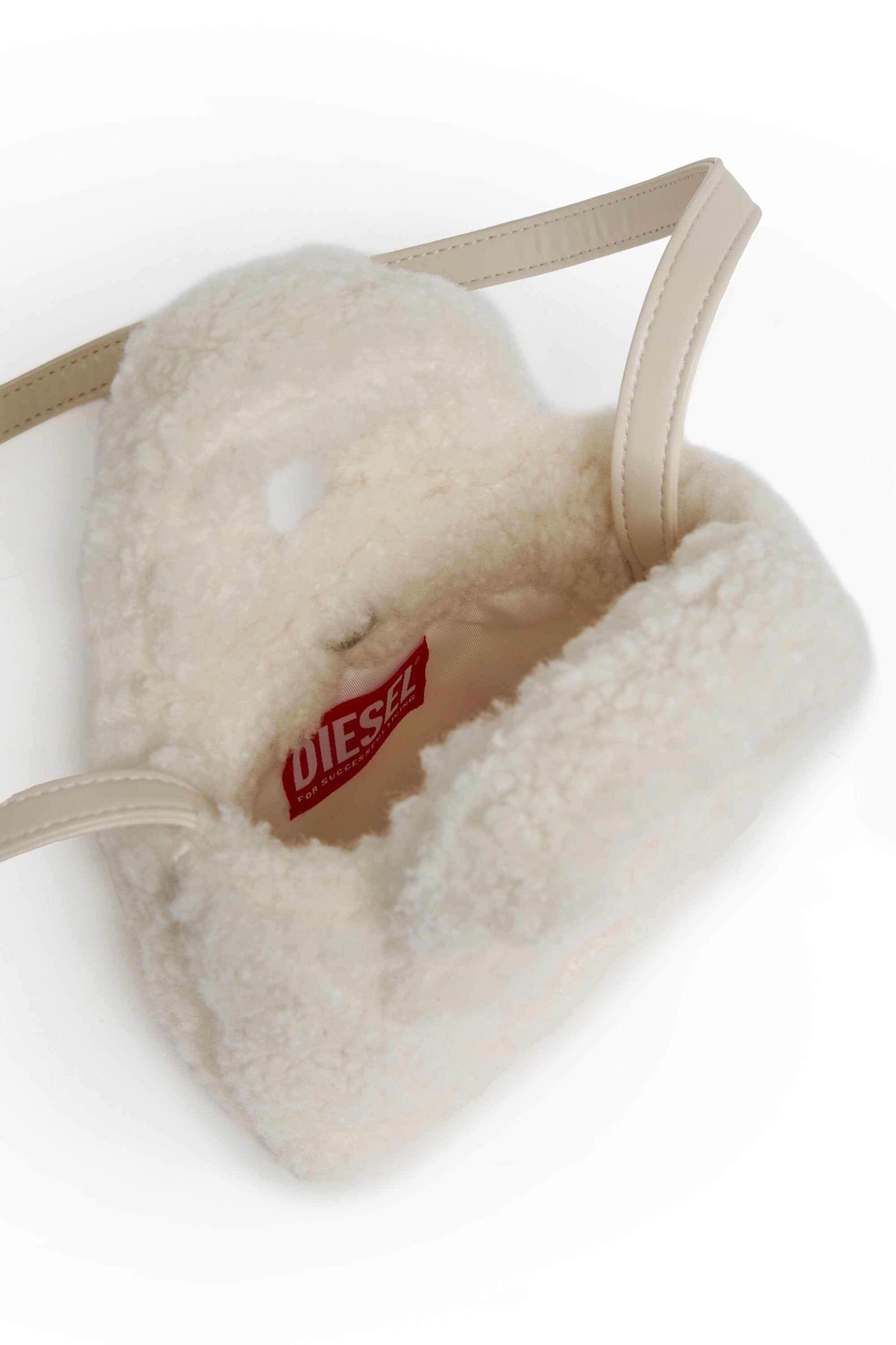 Sac bandoulière en peluche teddy