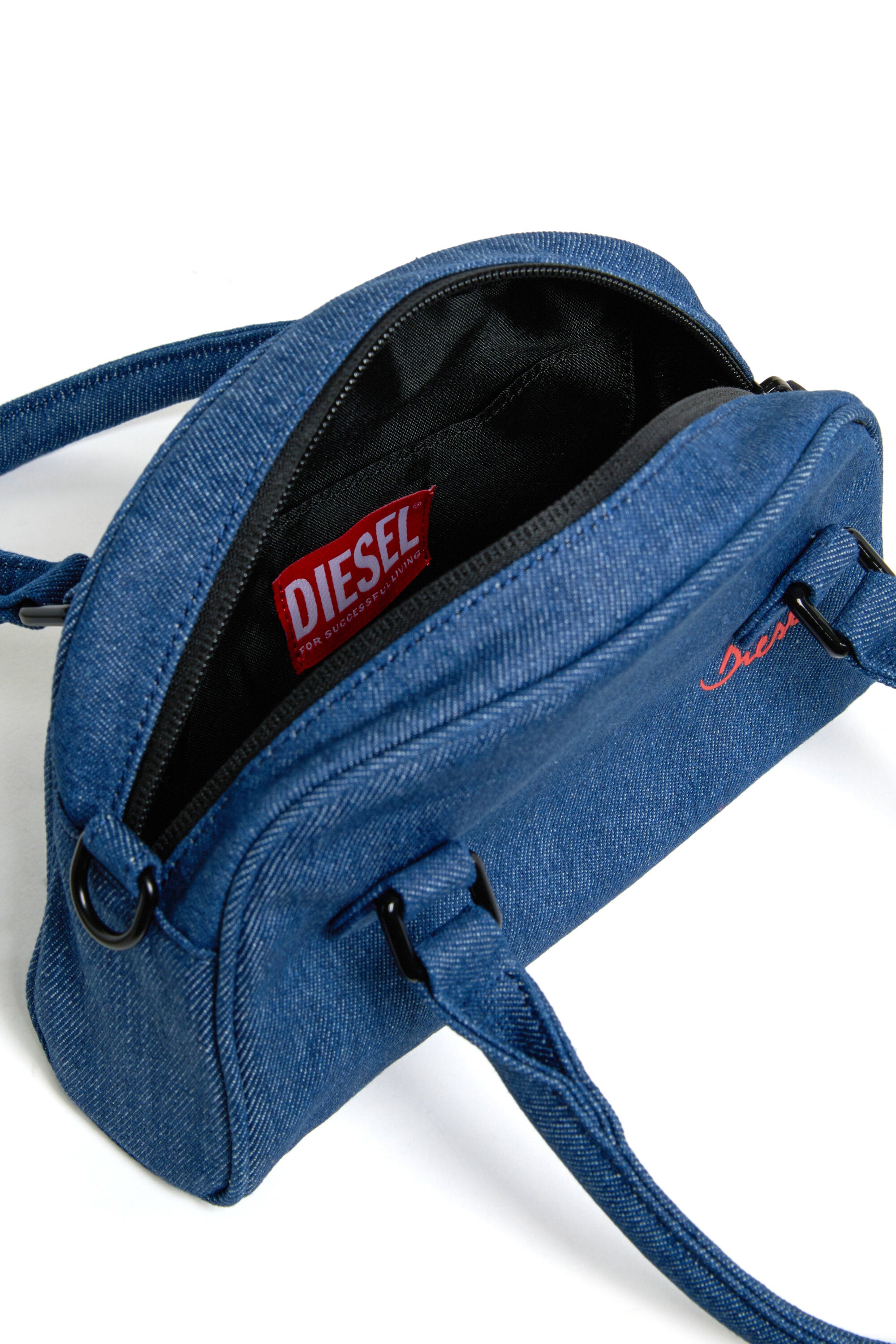 Denimtasche mit Logo
