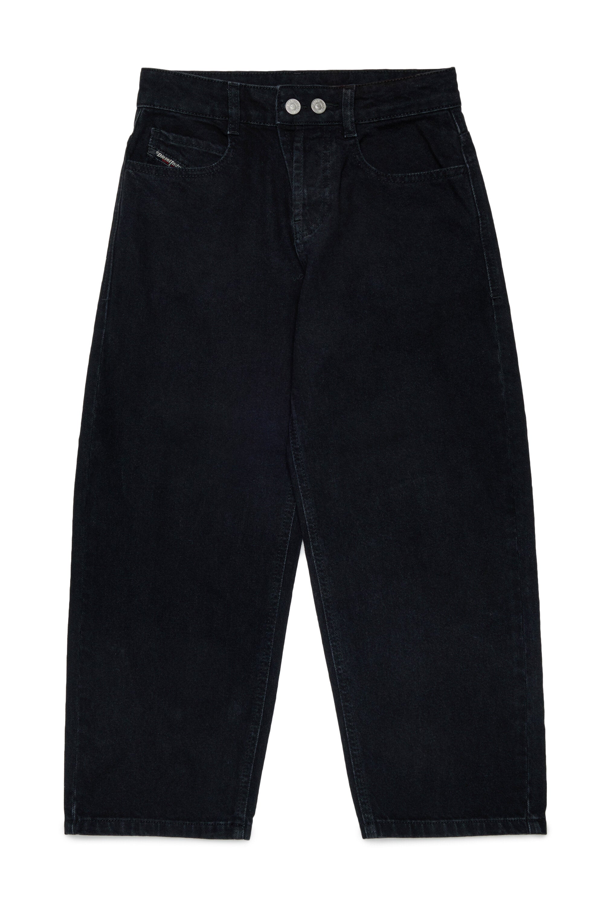 Jeans aus schwarzem Denim mit Relaxed-Passform - D-Devon